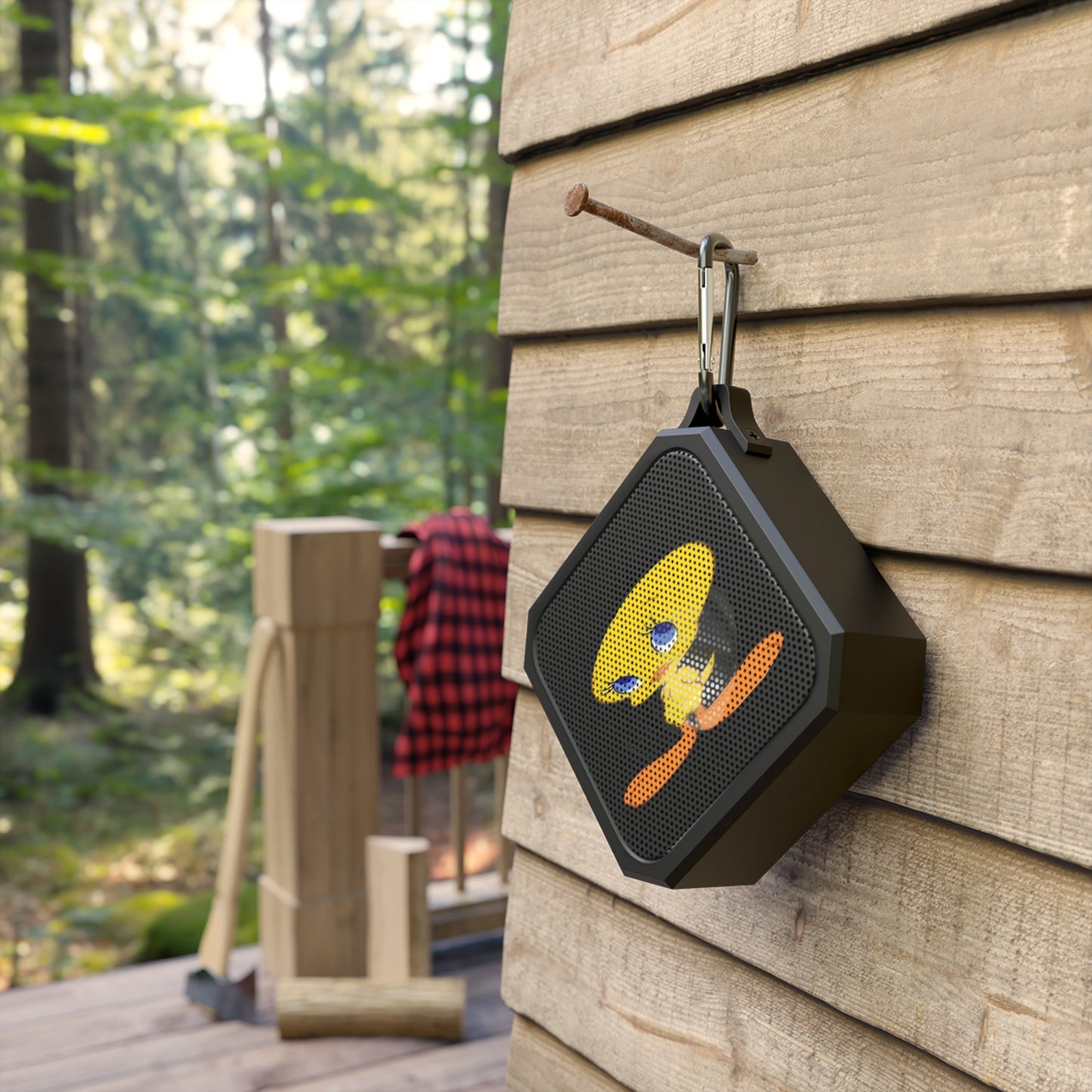 Outdoor Bluetooth Speaker with Cartoon Design, Waterproof Speaker for Hiking, Music on the Go, Gifts for Kids, Travel Speaker