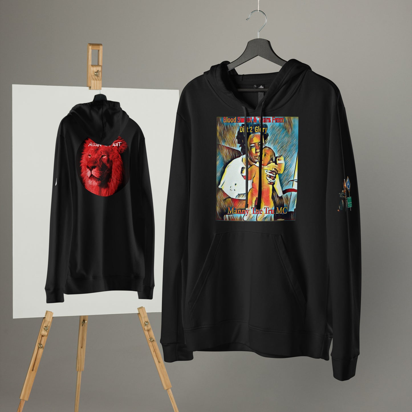 Blood Sweat & Tears from Dirt 2 Glory adidas fleece hoodie
