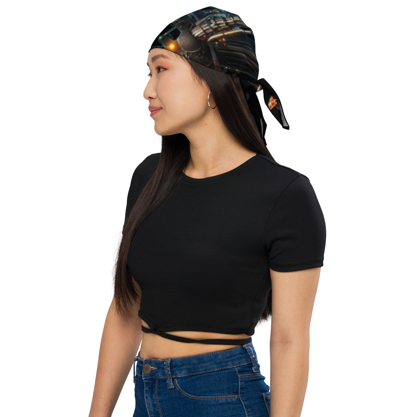 THE TRU MC BRAND All-over print bandana