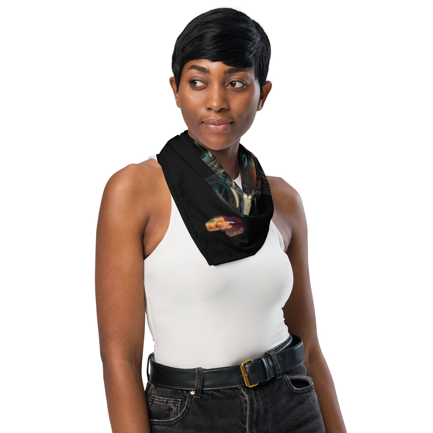 THE TRU MC BRAND All-over print bandana