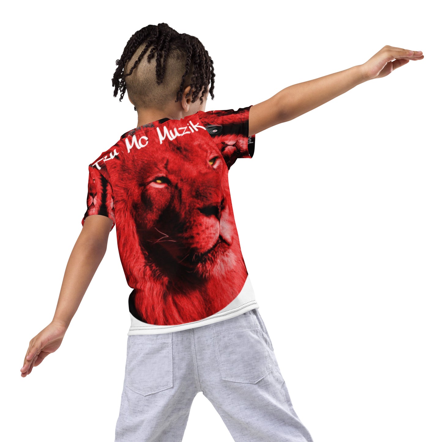 TRU MC MUZIK Kids crew neck t-shirt