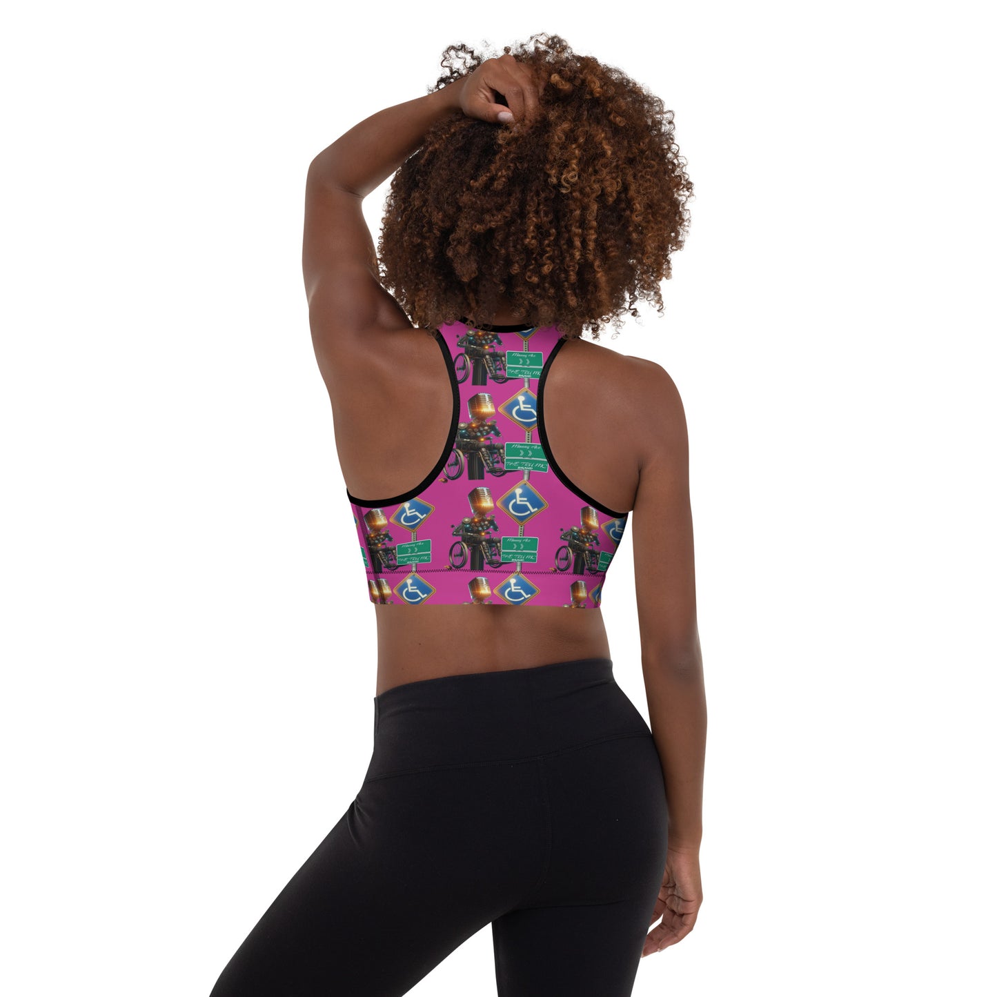 THE TRU MC BRAND Padded Sports Bra