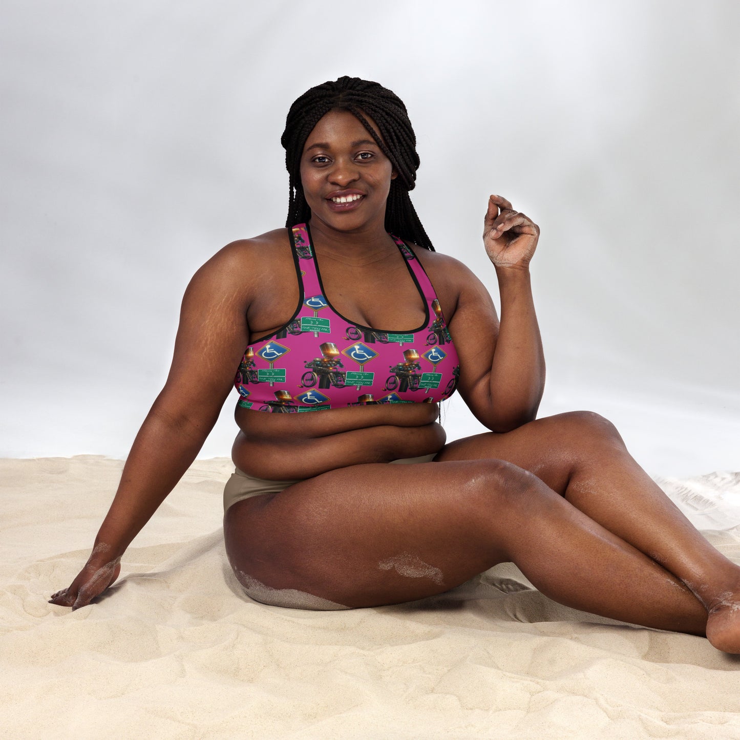 THE TRU MC BRAND Padded Sports Bra
