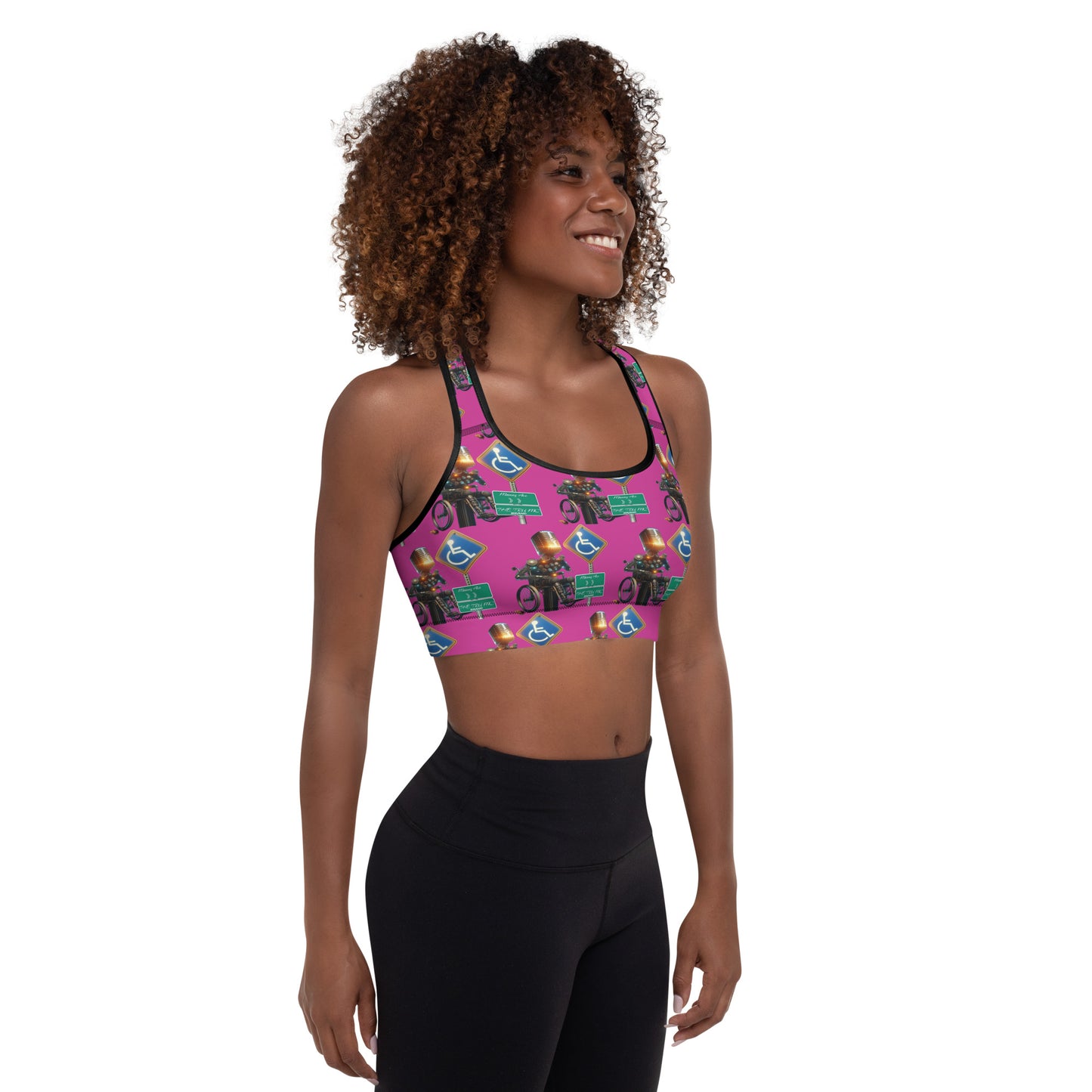 THE TRU MC BRAND Padded Sports Bra