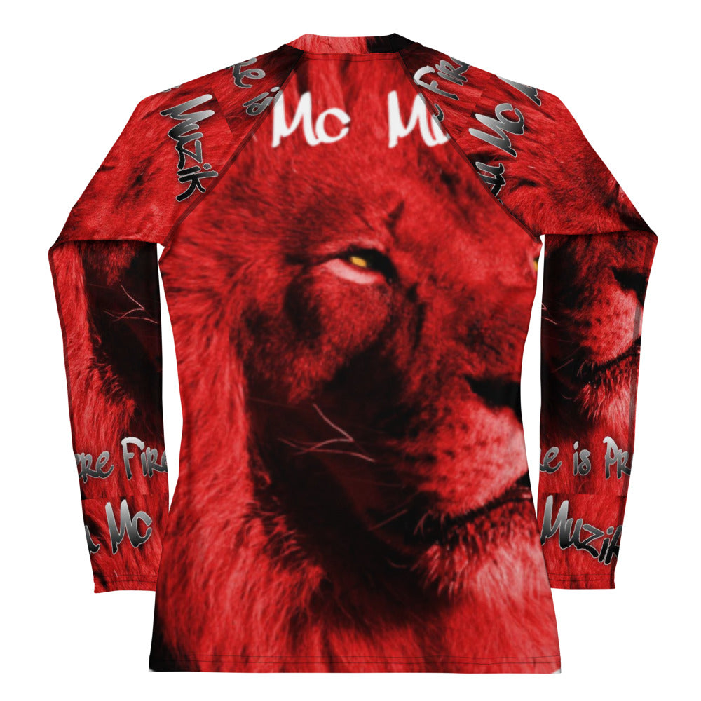 TRU MC MUZIK Women's Rash Guard
