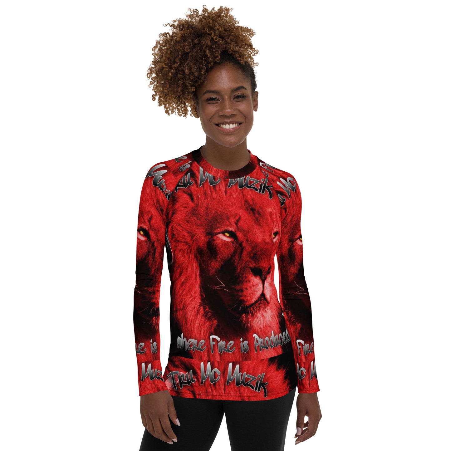 TRU MC MUZIK Women's Rash Guard