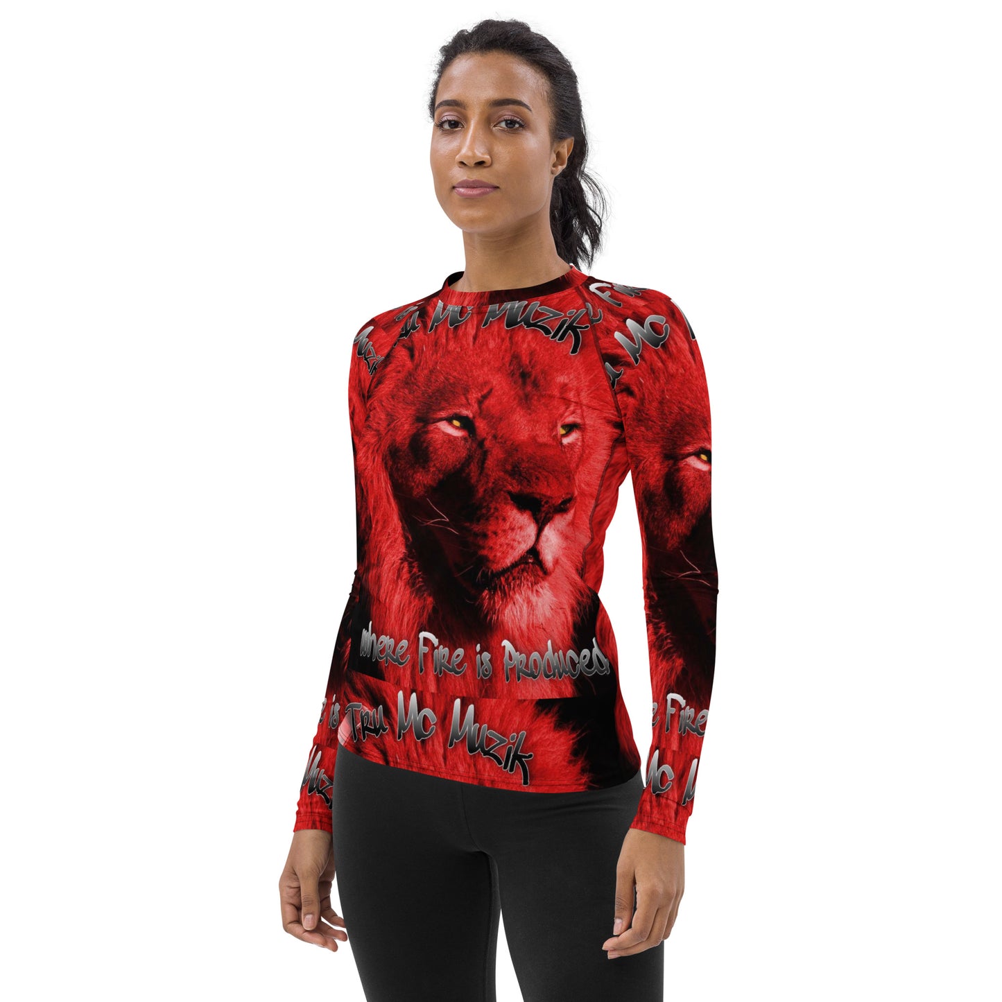 TRU MC MUZIK Women's Rash Guard