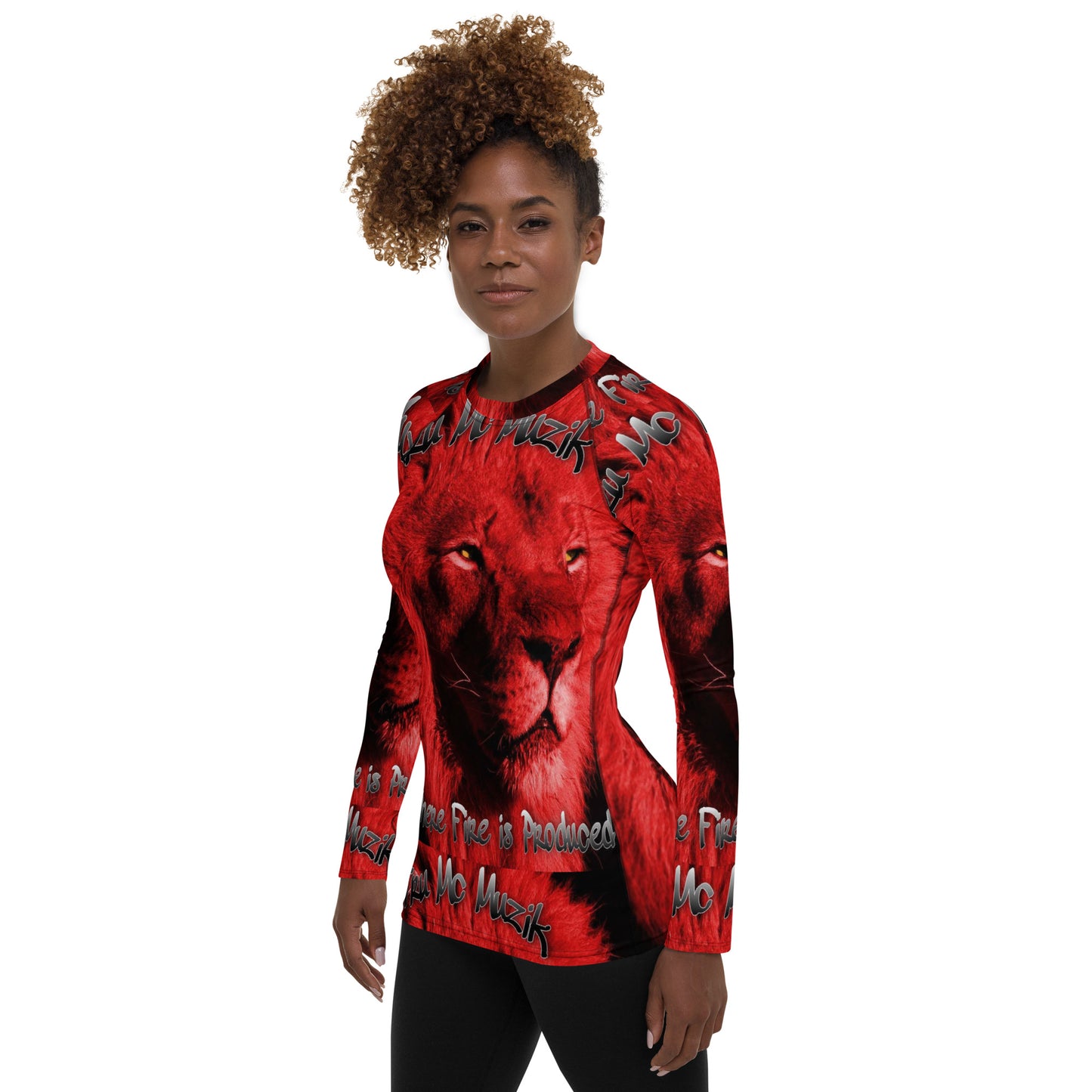 TRU MC MUZIK Women's Rash Guard