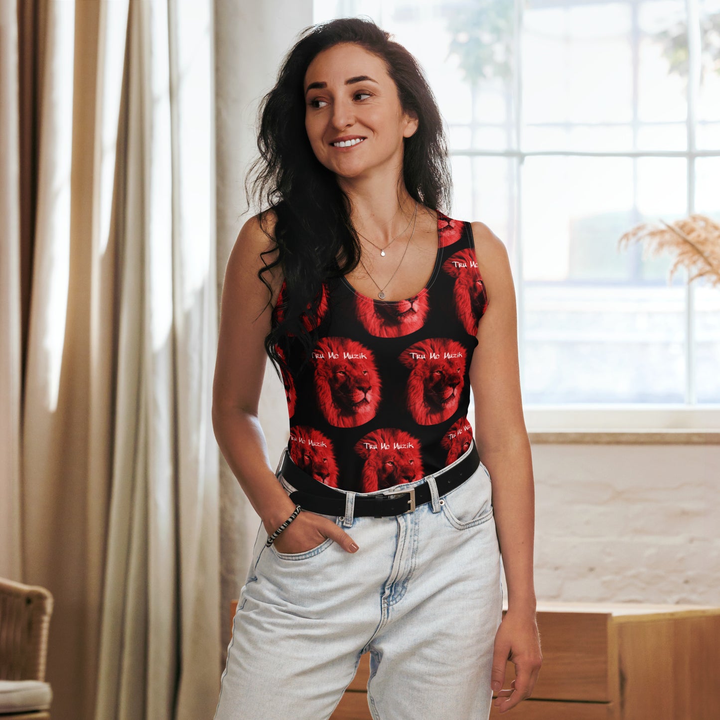 TRU MC MUZIK Sublimation Cut & Sew Tank Top