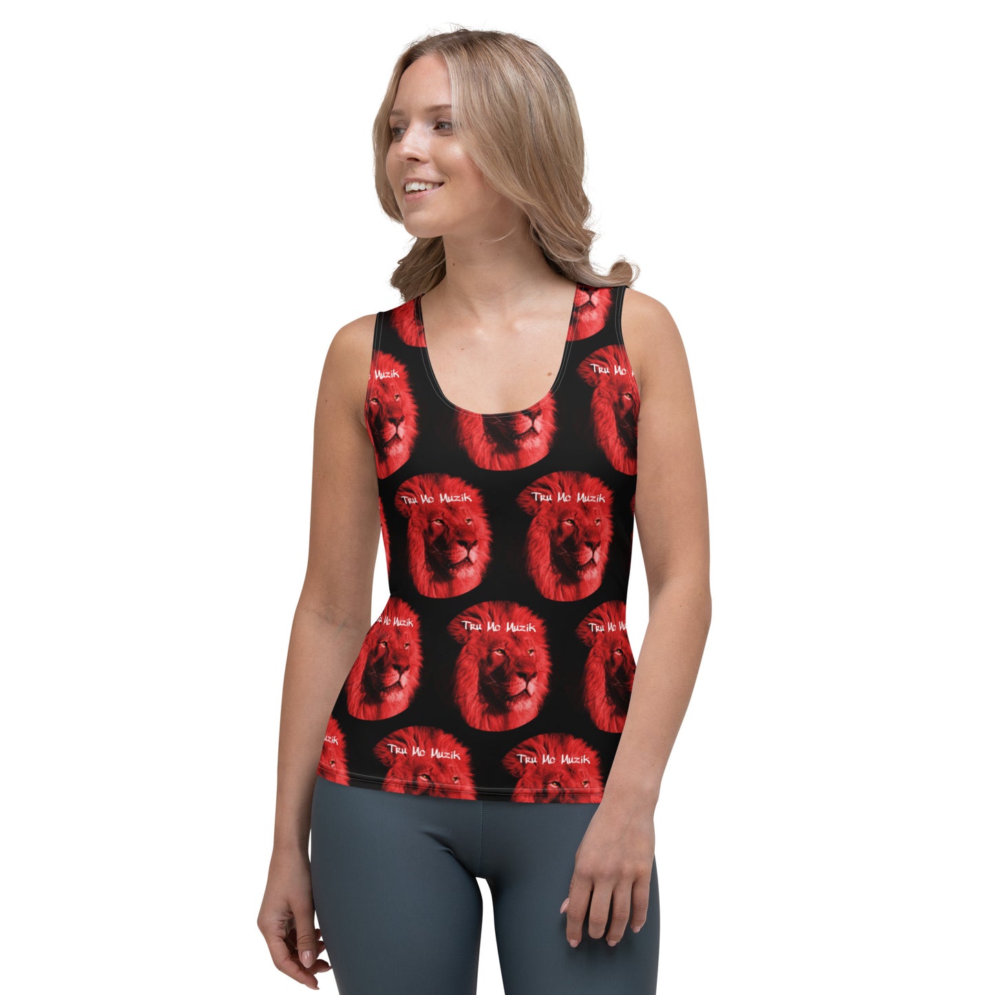 TRU MC MUZIK Sublimation Cut & Sew Tank Top