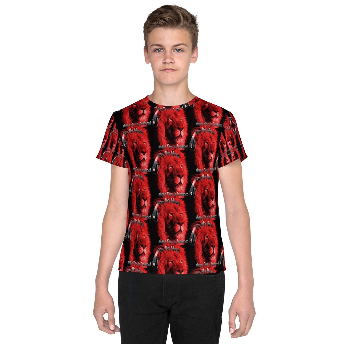 TRU MC MUZIK Youth crew neck t-shirt