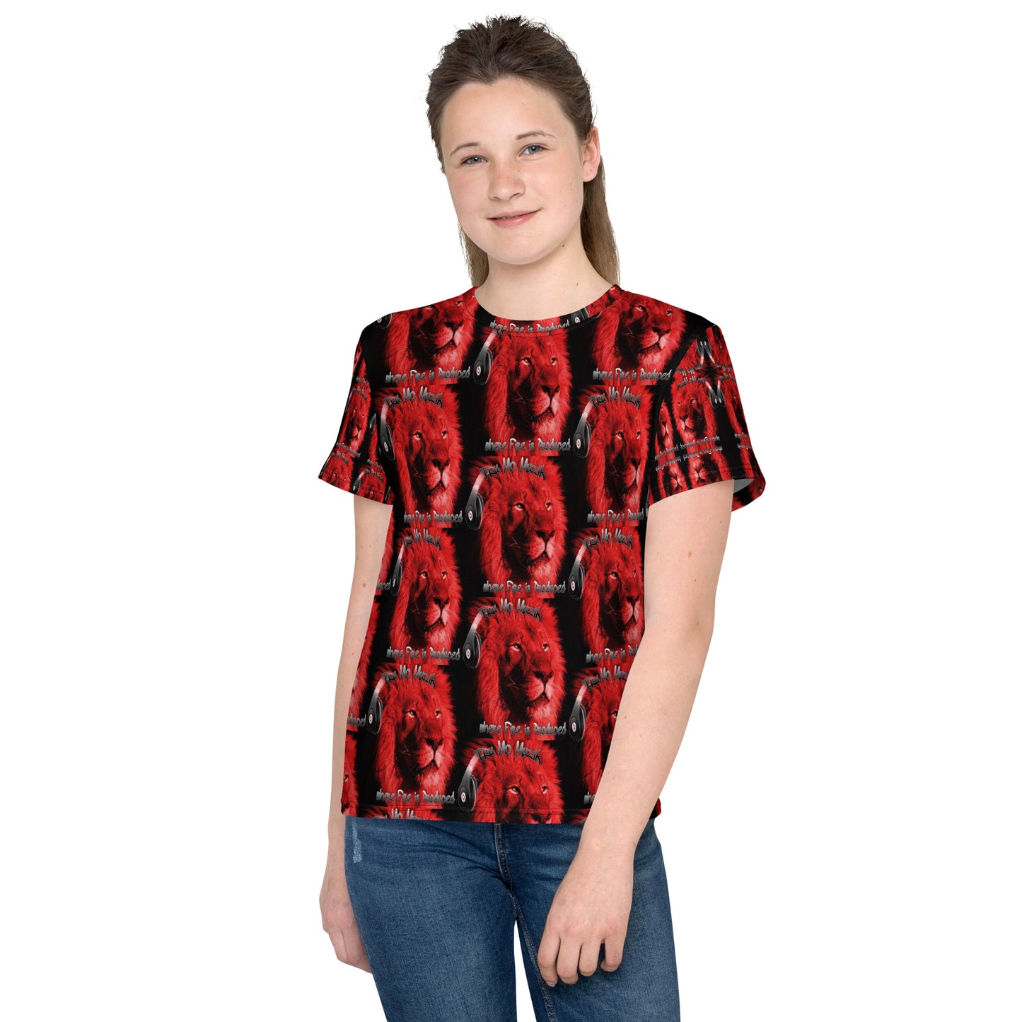 TRU MC MUZIK Youth crew neck t-shirt