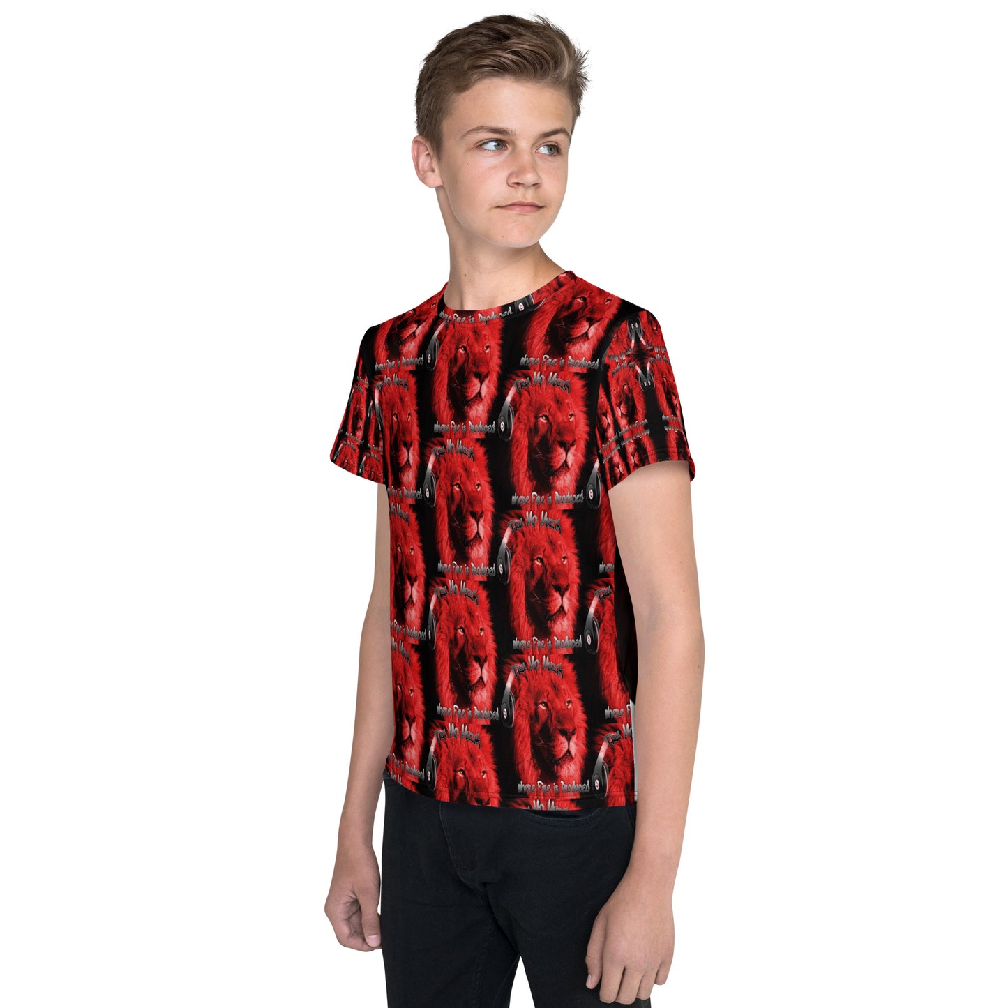 TRU MC MUZIK Youth crew neck t-shirt