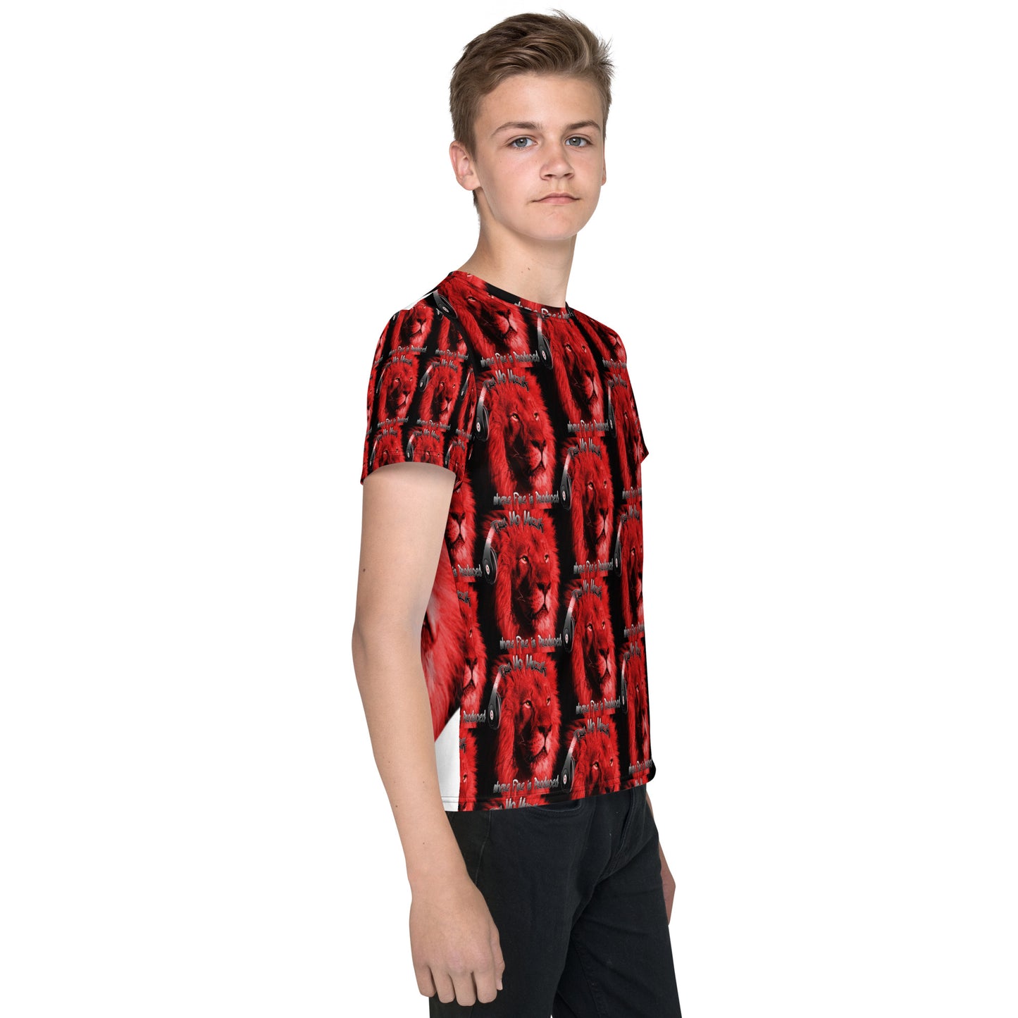 TRU MC MUZIK Youth crew neck t-shirt