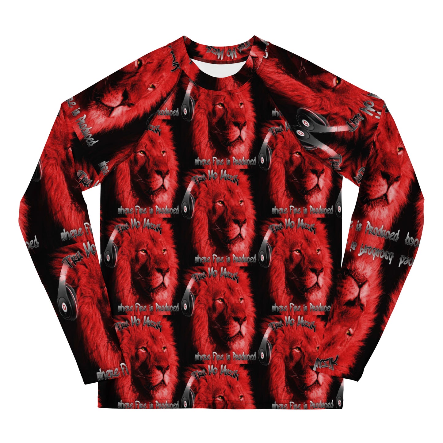 TRU MC MUZIK Youth Rash Guard