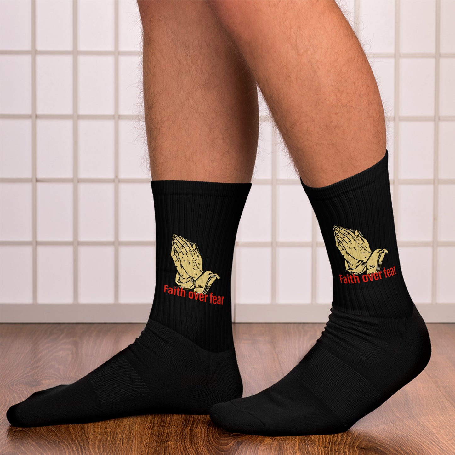 Faith over fear Socks