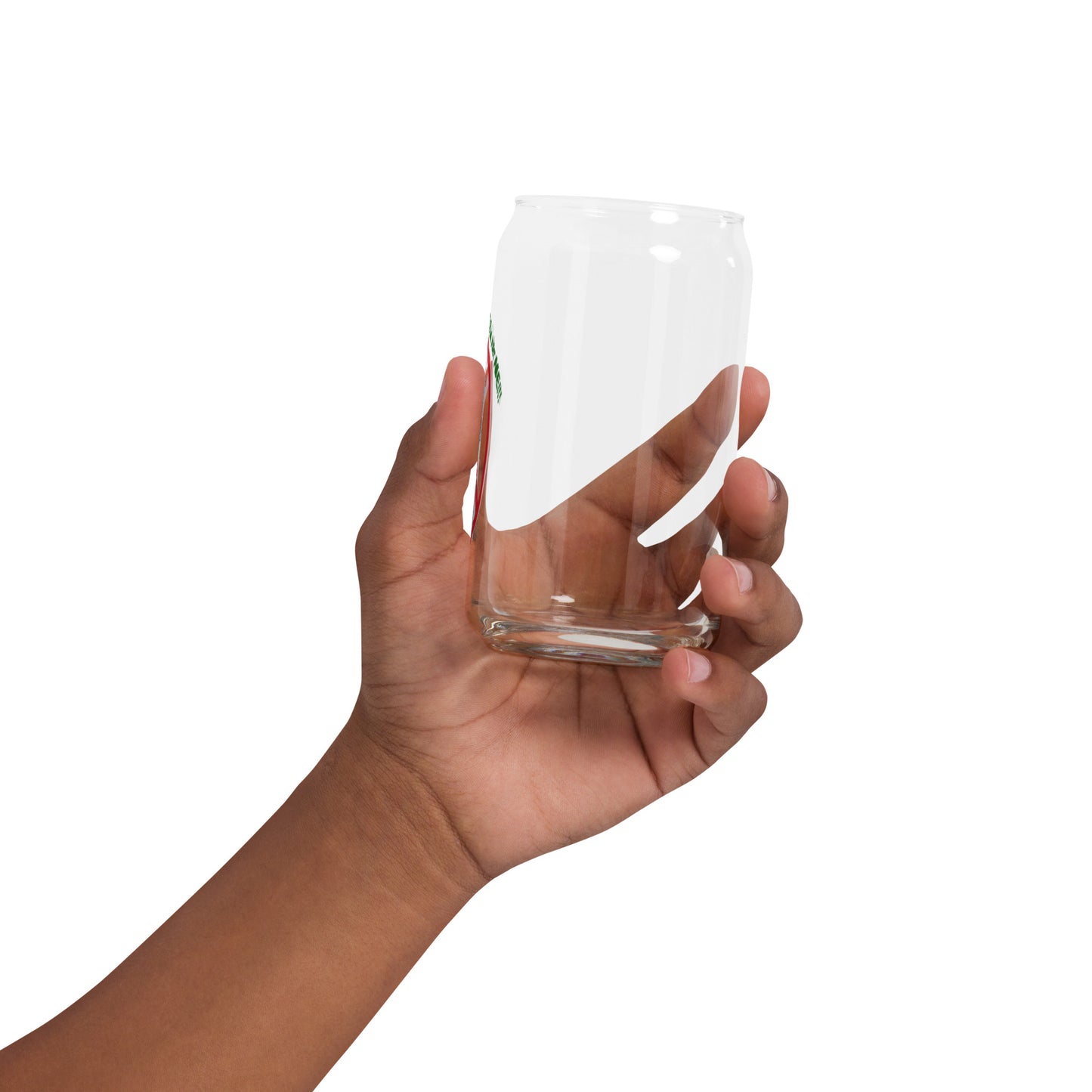 I'm not a gangster Can-shaped glass