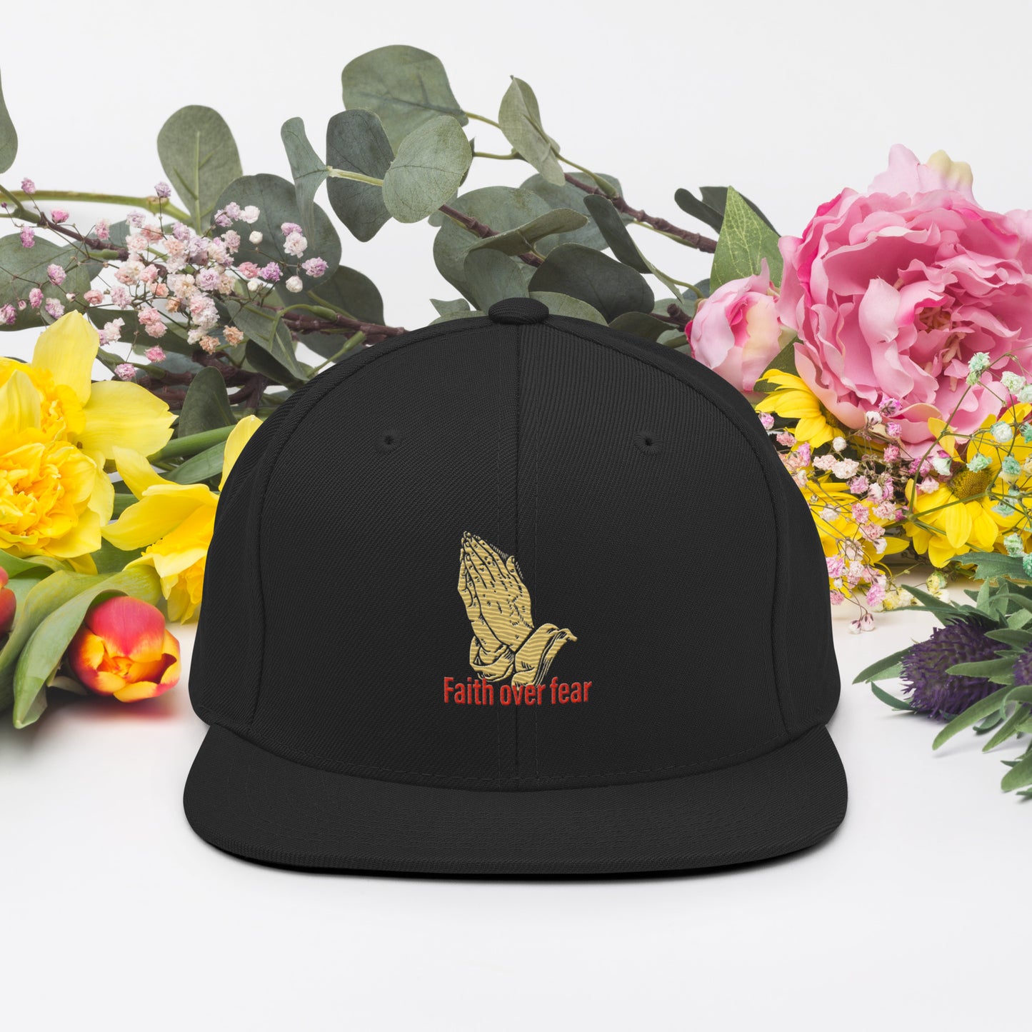 Faith over fear Snapback Hat