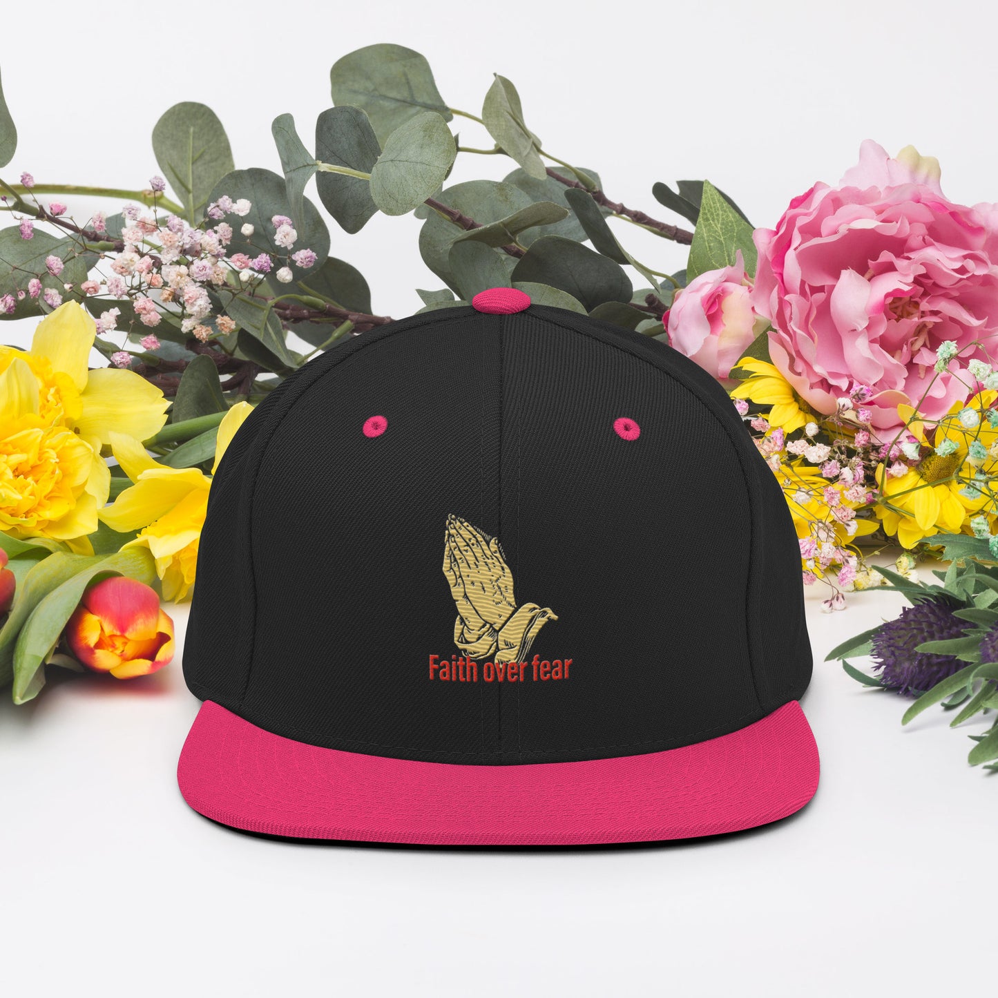 Faith over fear Snapback Hat