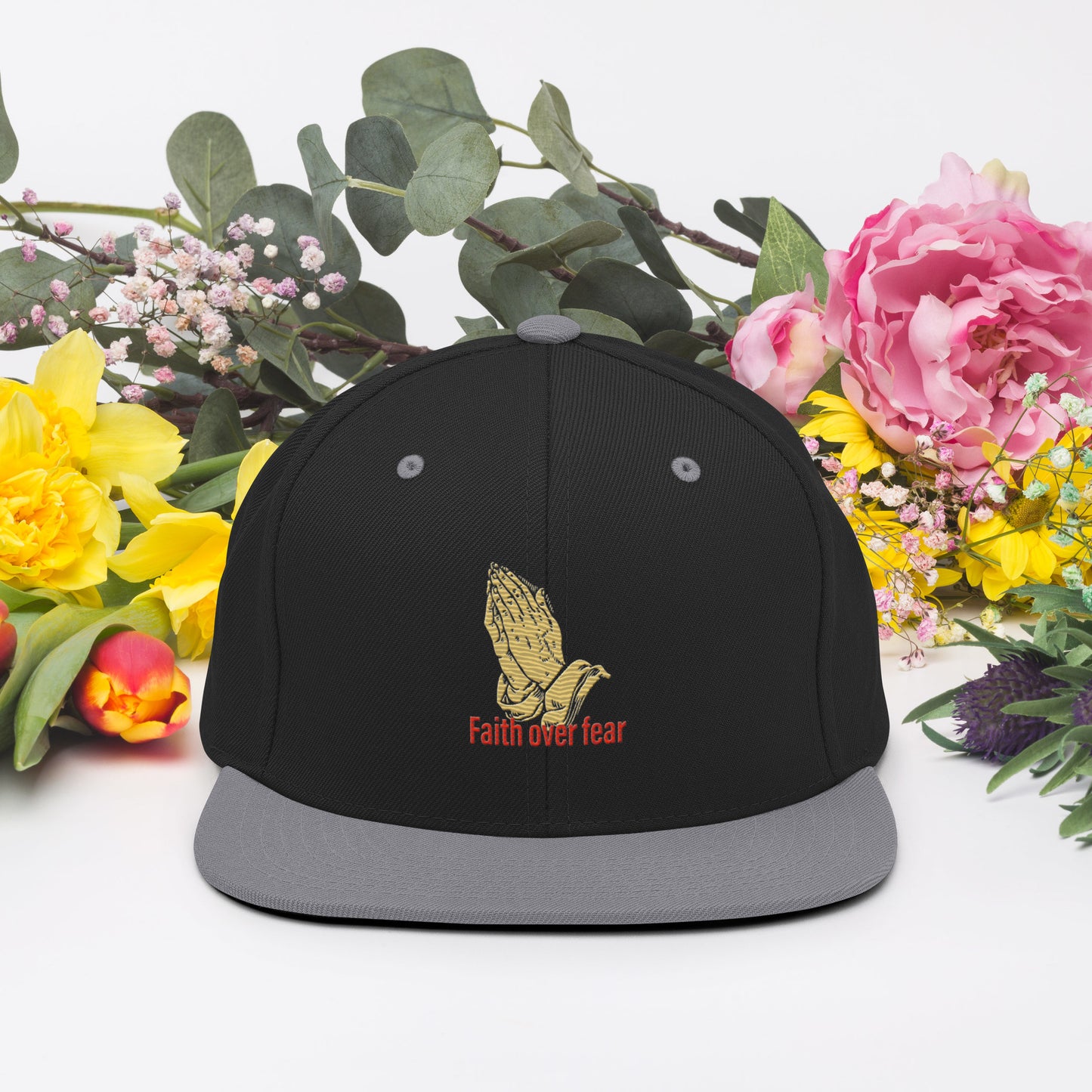 Faith over fear Snapback Hat