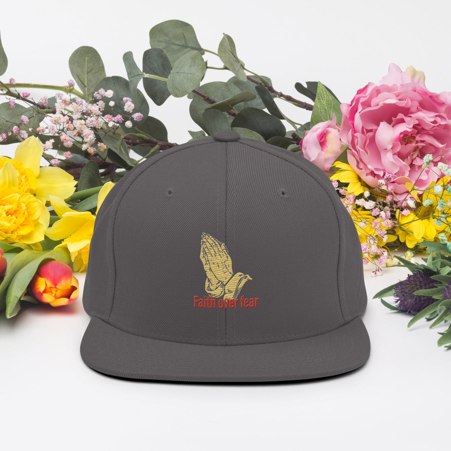 Faith over fear Snapback Hat