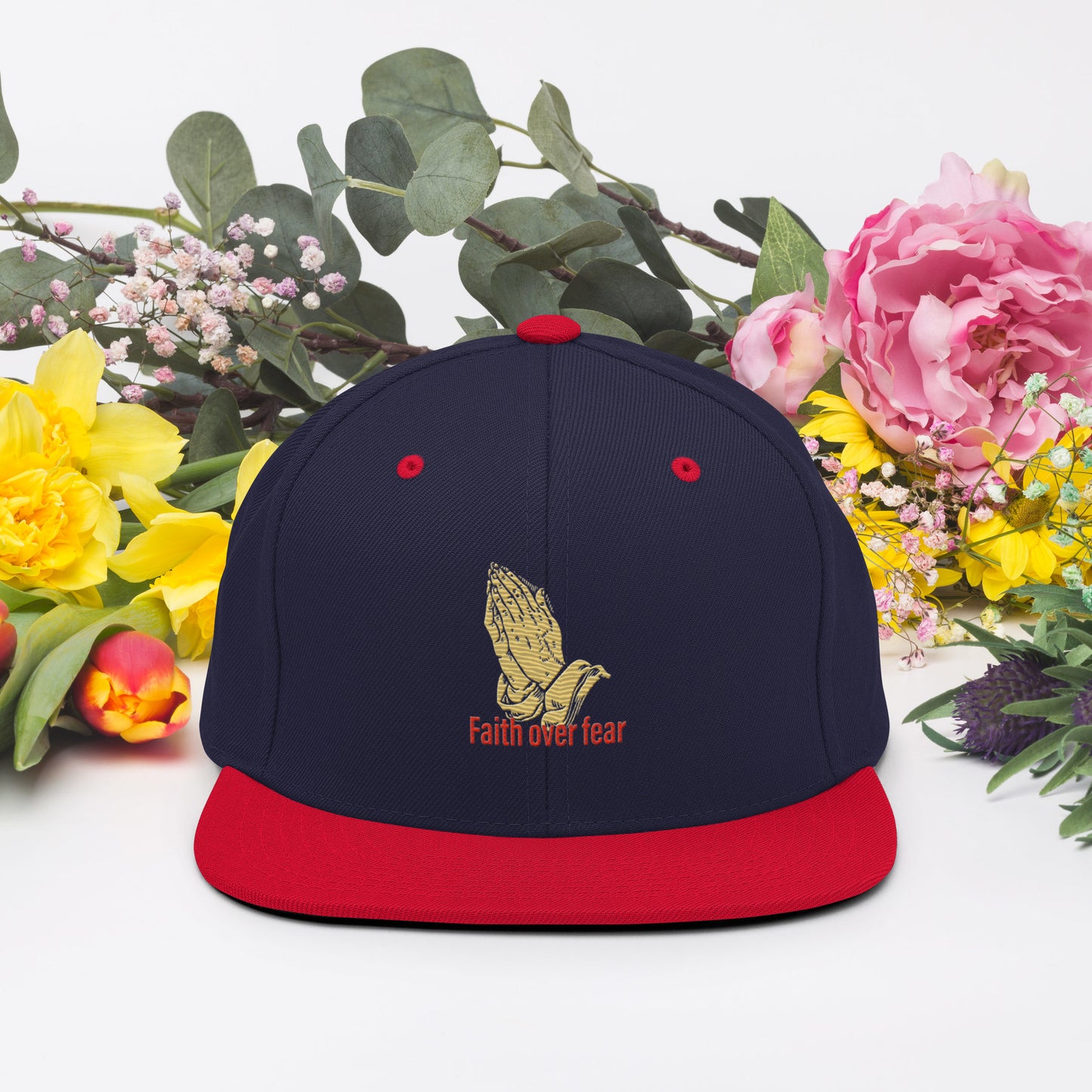 Faith over fear Snapback Hat