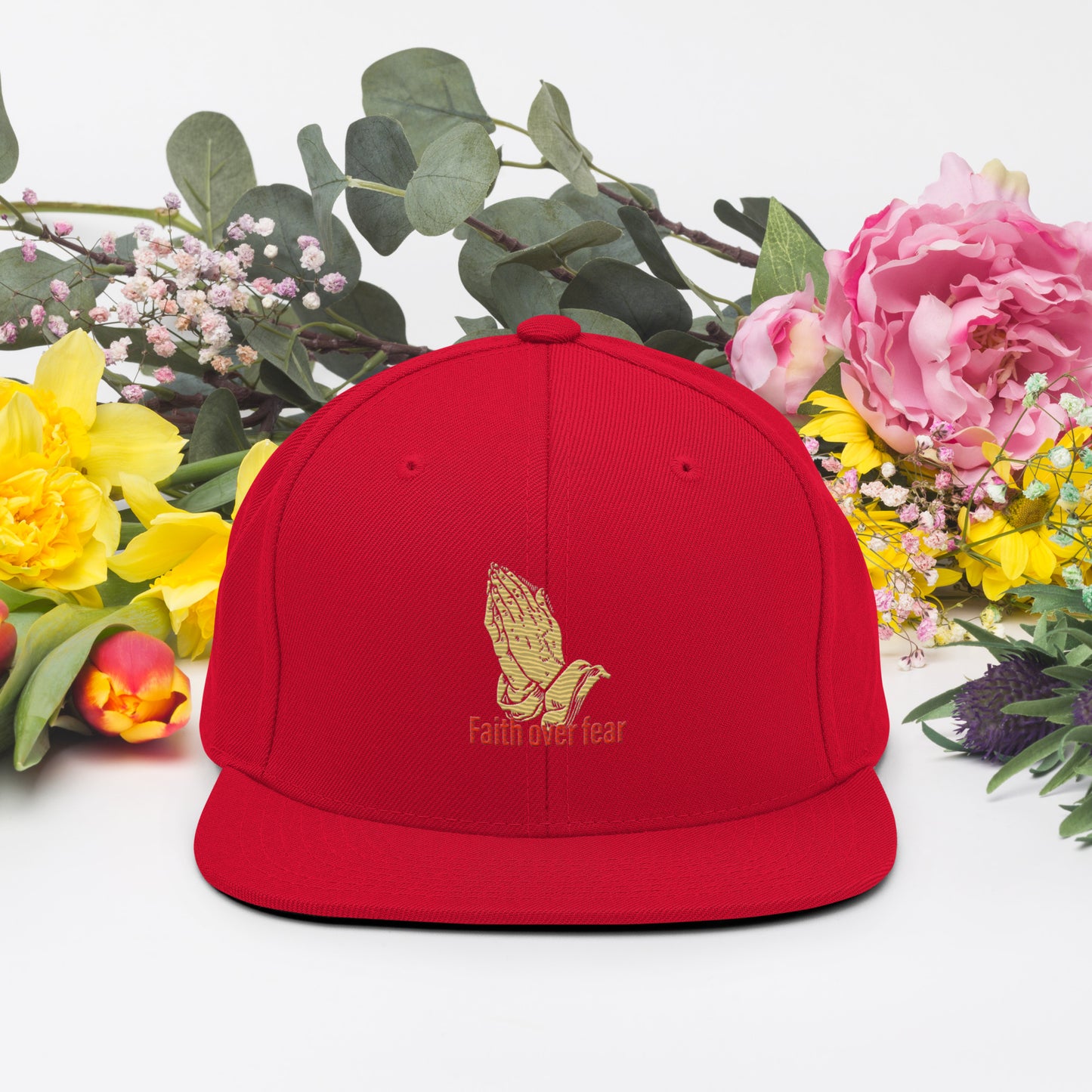 Faith over fear Snapback Hat