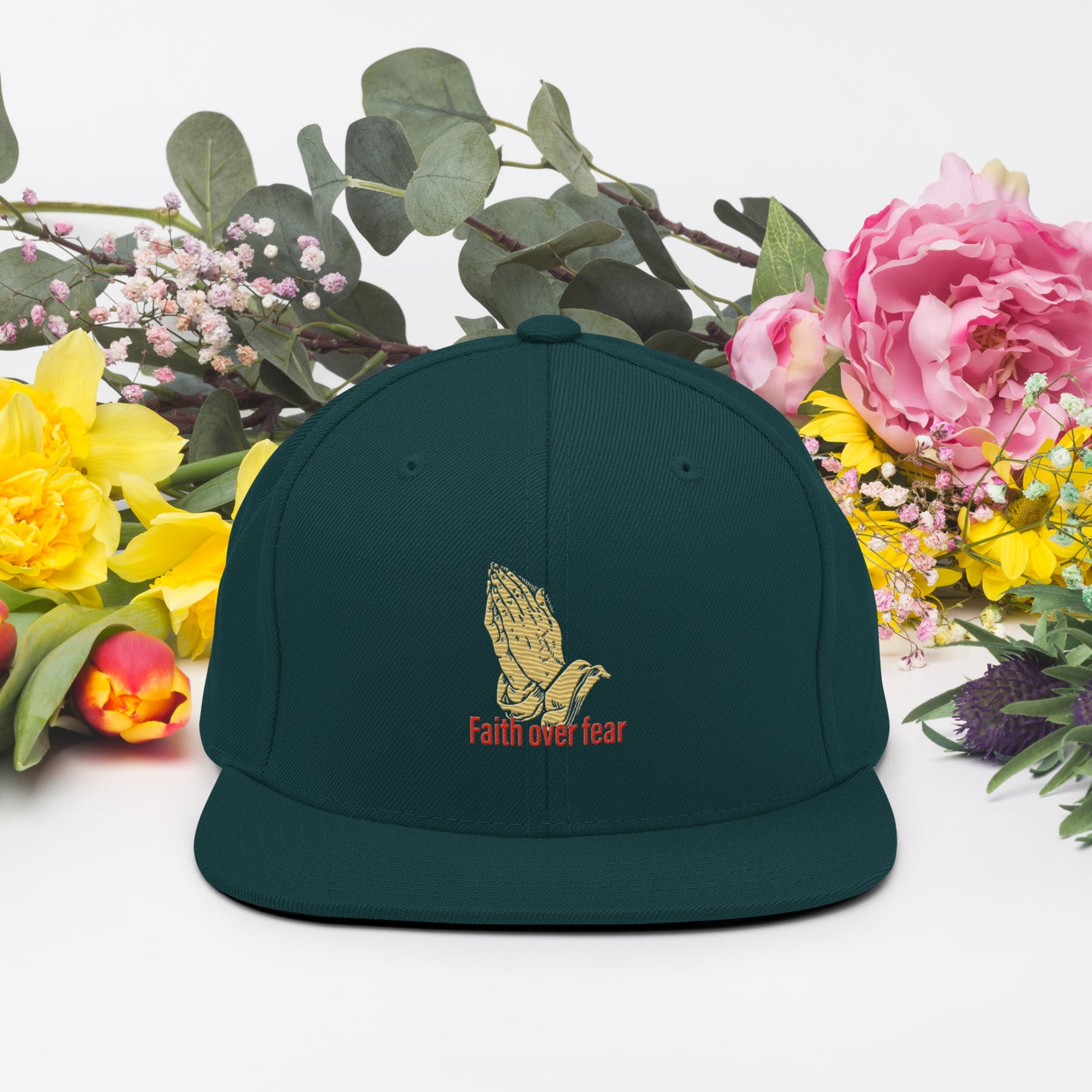 Faith over fear Snapback Hat