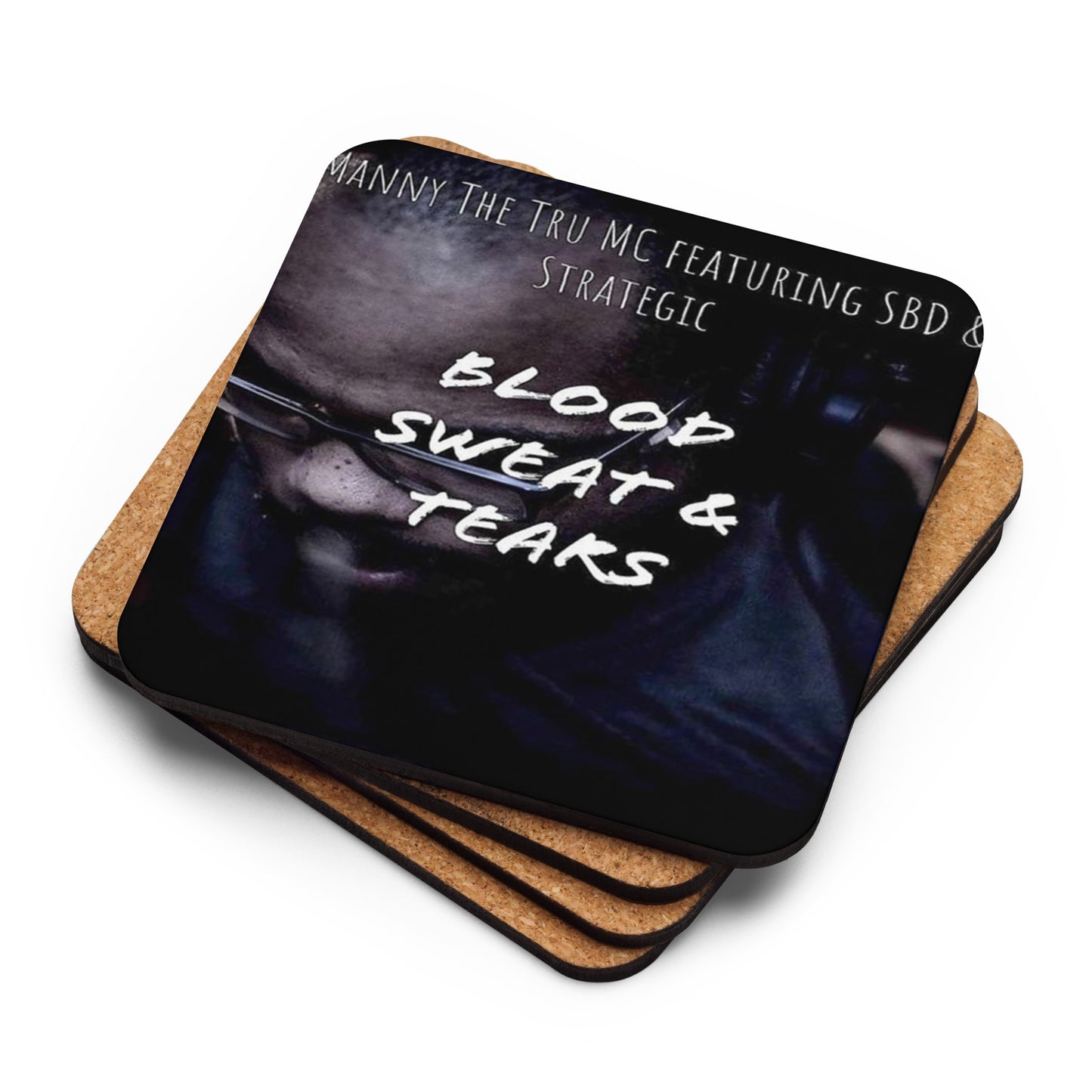 Blood, Sweat & Tears Cork-back coaster