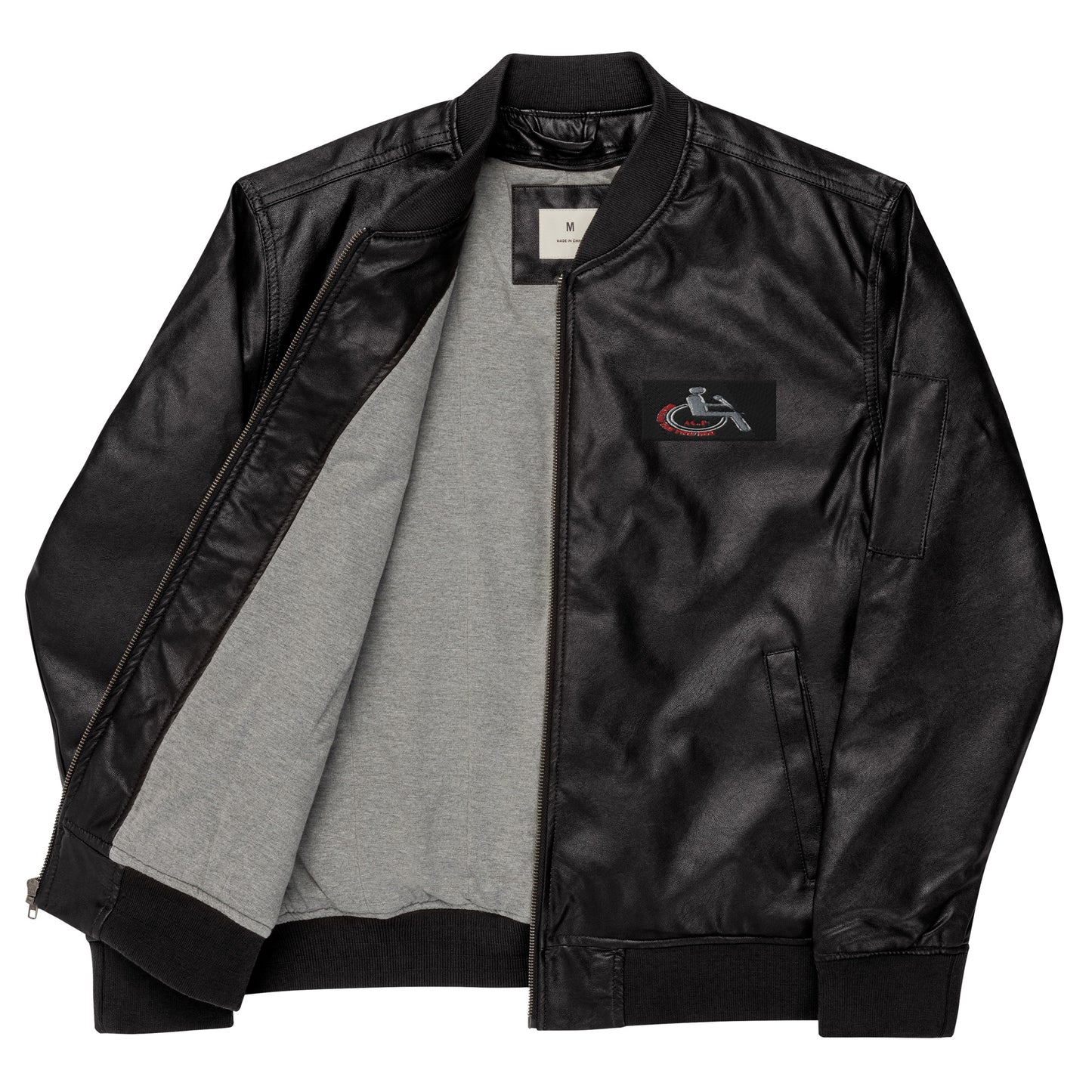 MANNY THE TRU MC Leather Bomber Jacket