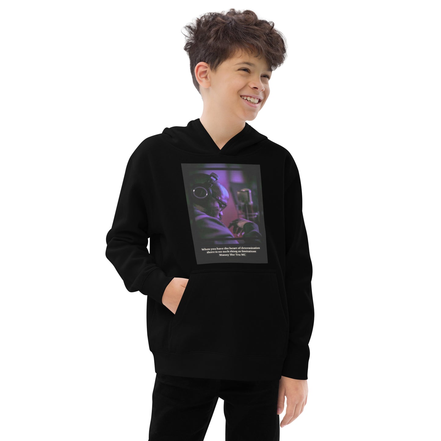 The Heart DeterminationKids fleece hoodie