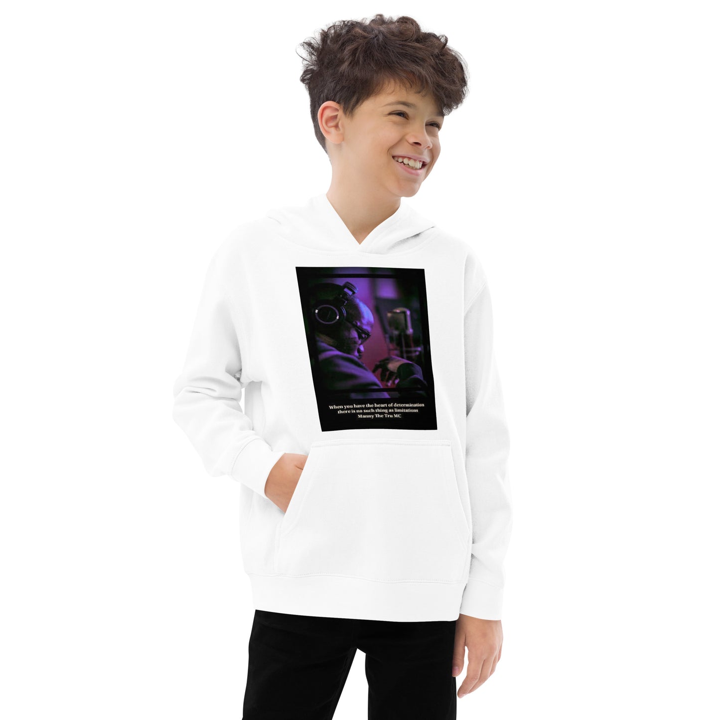 The Heart DeterminationKids fleece hoodie