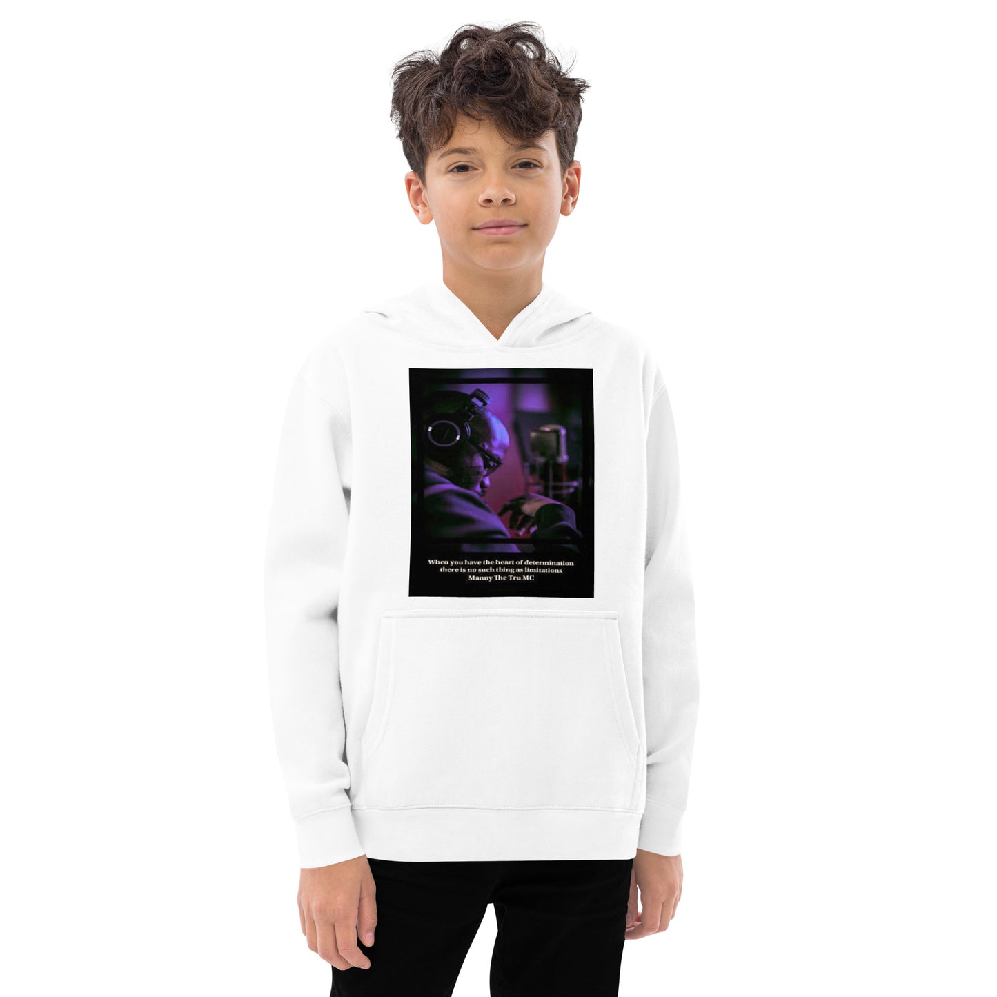 The Heart DeterminationKids fleece hoodie