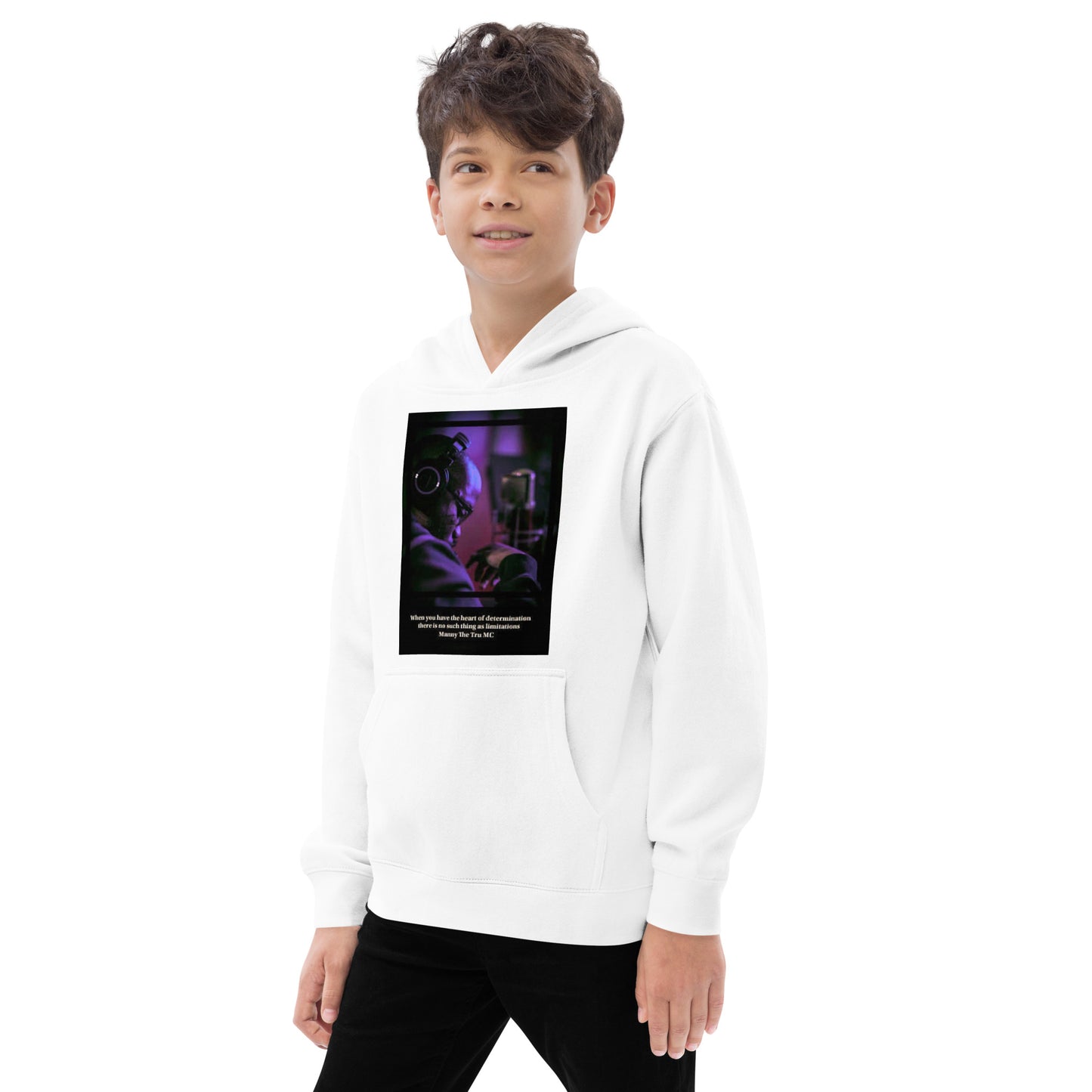 The Heart DeterminationKids fleece hoodie
