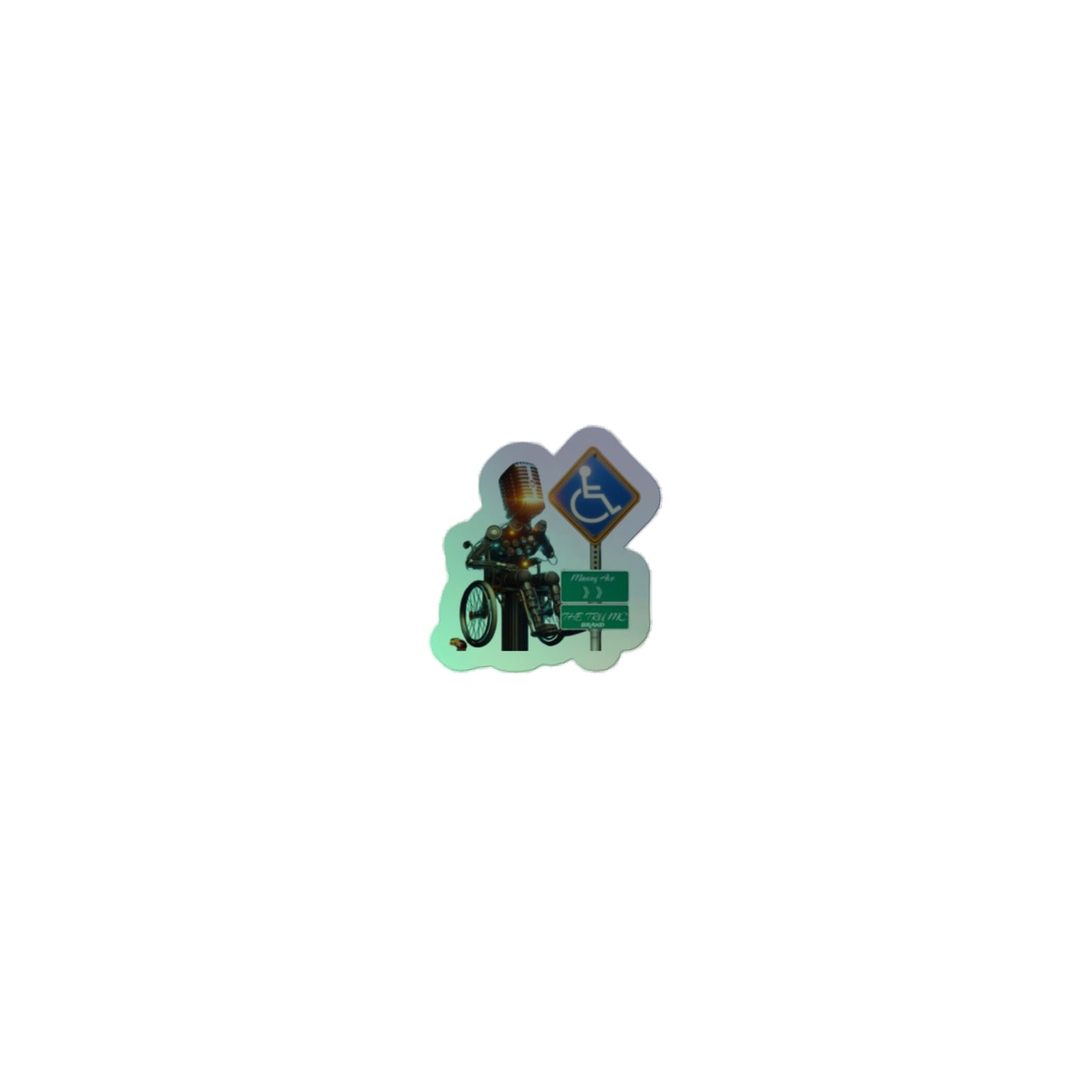 THE TRU MC BRAND Holographic stickers