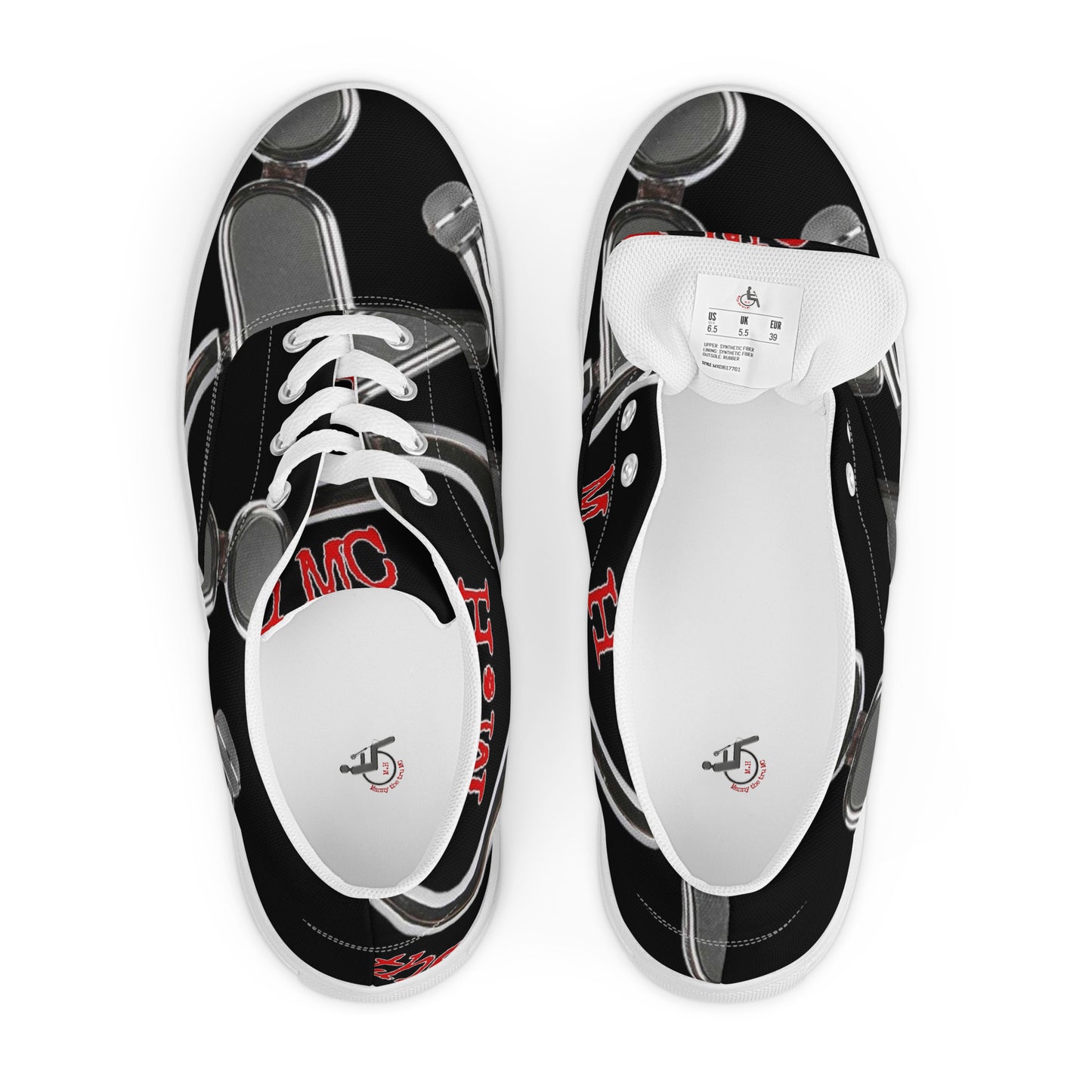 THE TRU MC Men’s lace-up canvas shoes