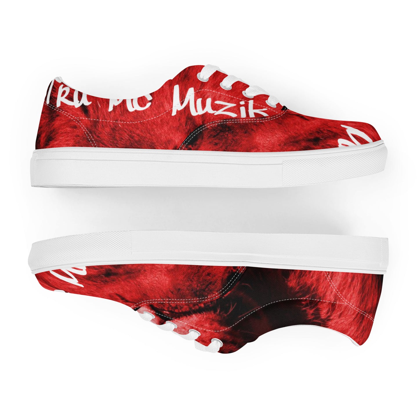 TRU MC MUZIK Men’s lace-up canvas shoes