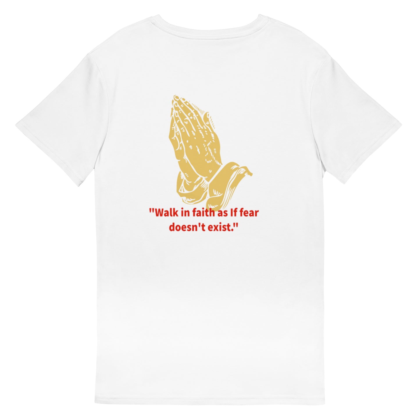 Faith over fear Men's premium cotton t-shirt