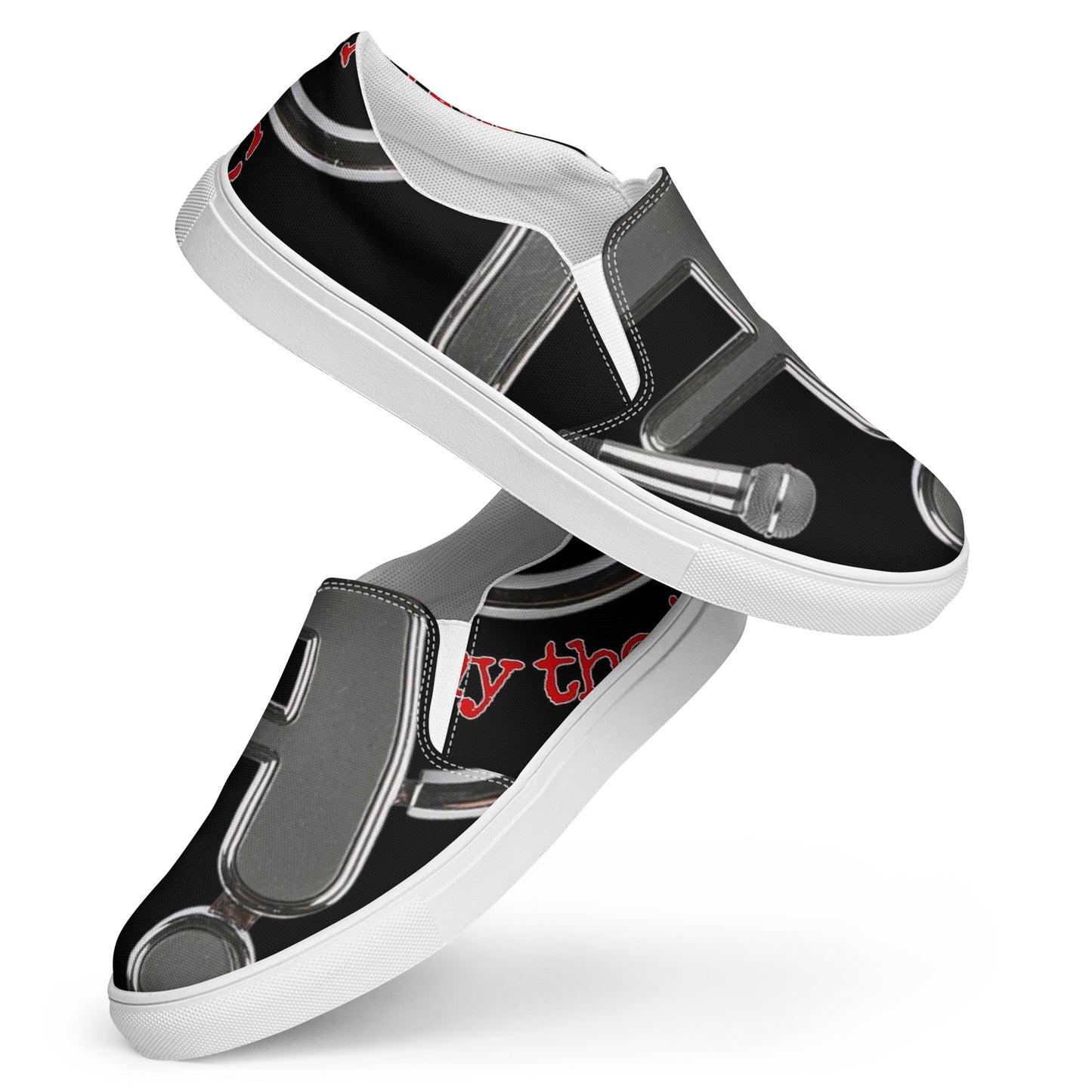 THE TRU MC Men’s slip-on canvas shoes