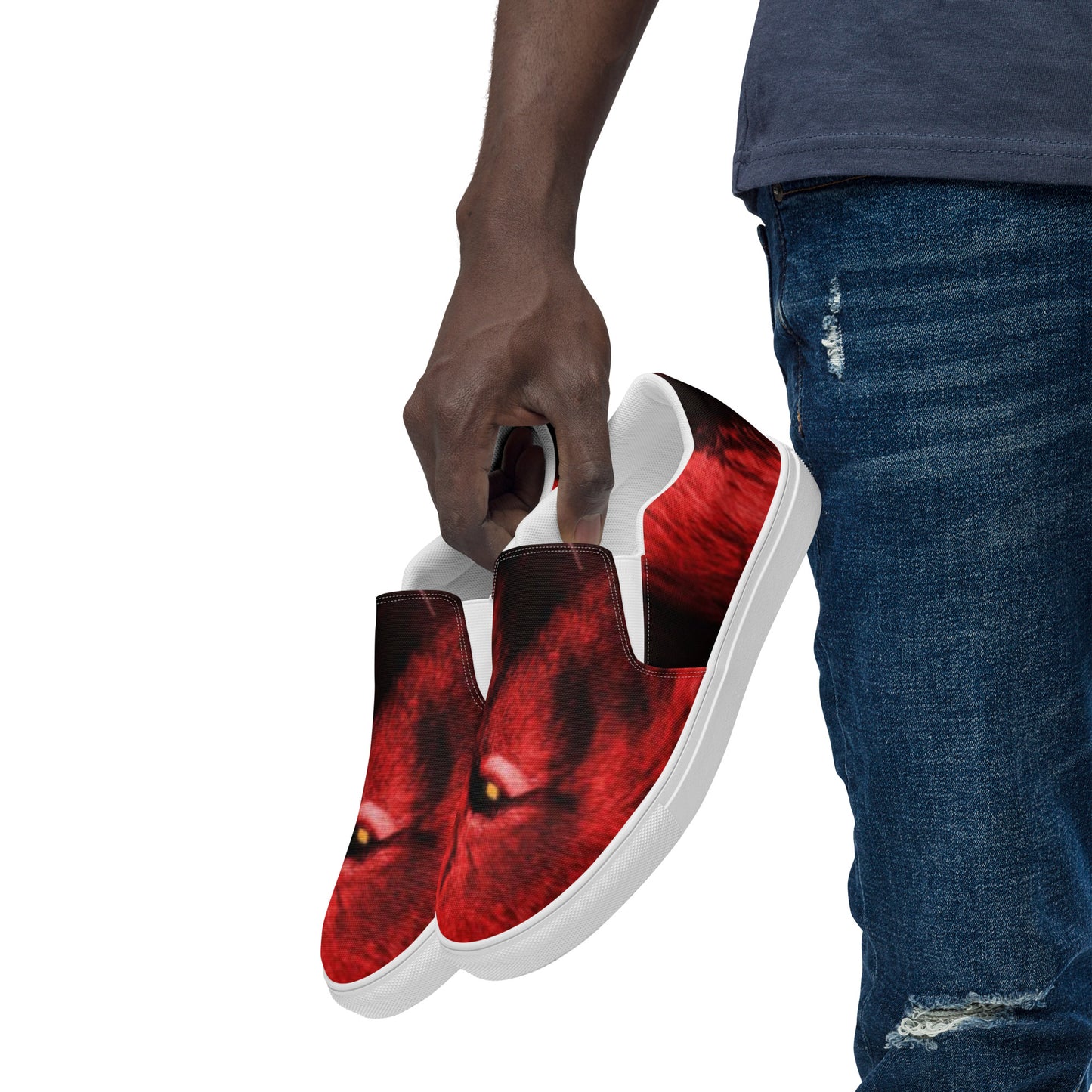 TRU MC MUZIK Men’s slip-on canvas shoes