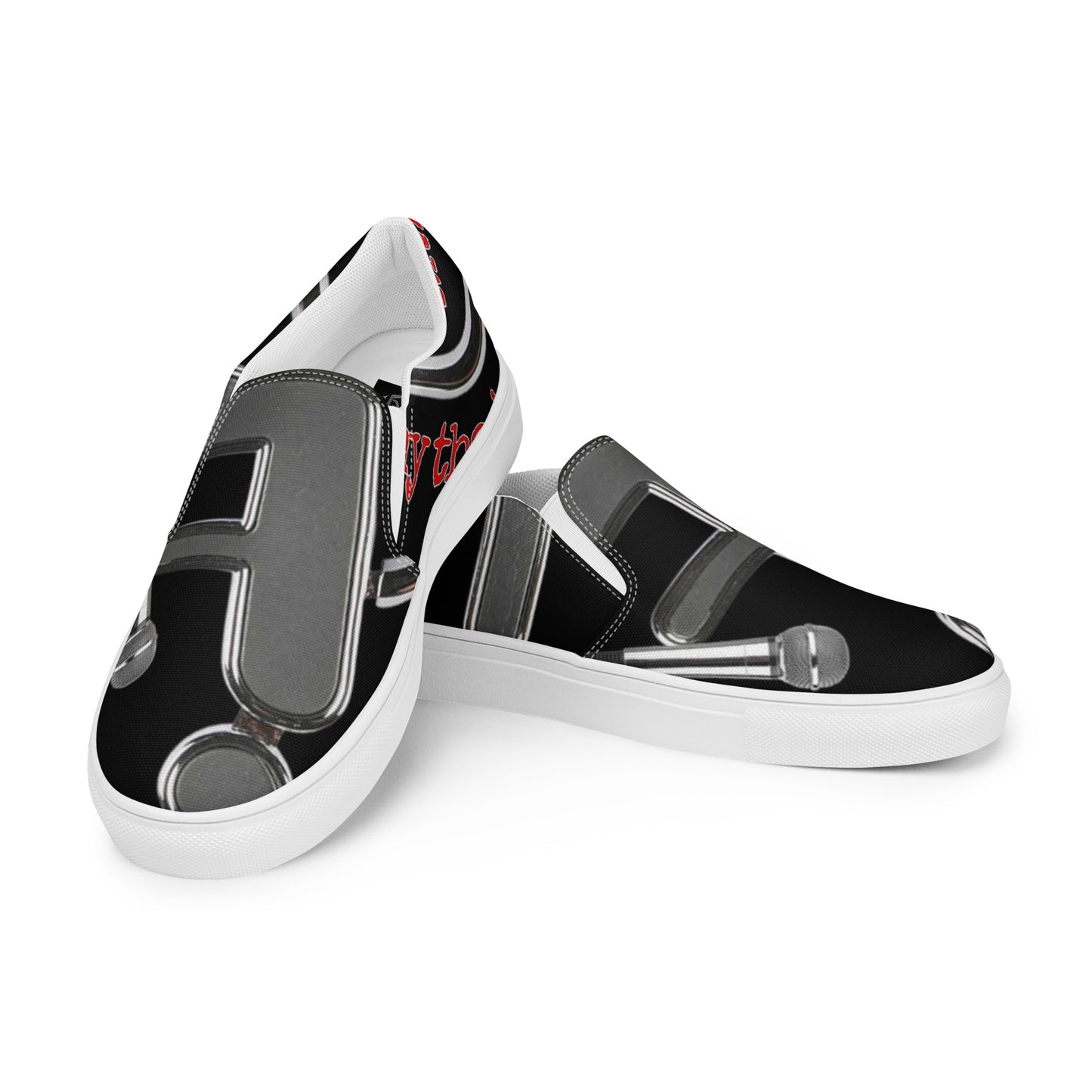 THE TRU MC Men’s slip-on canvas shoes