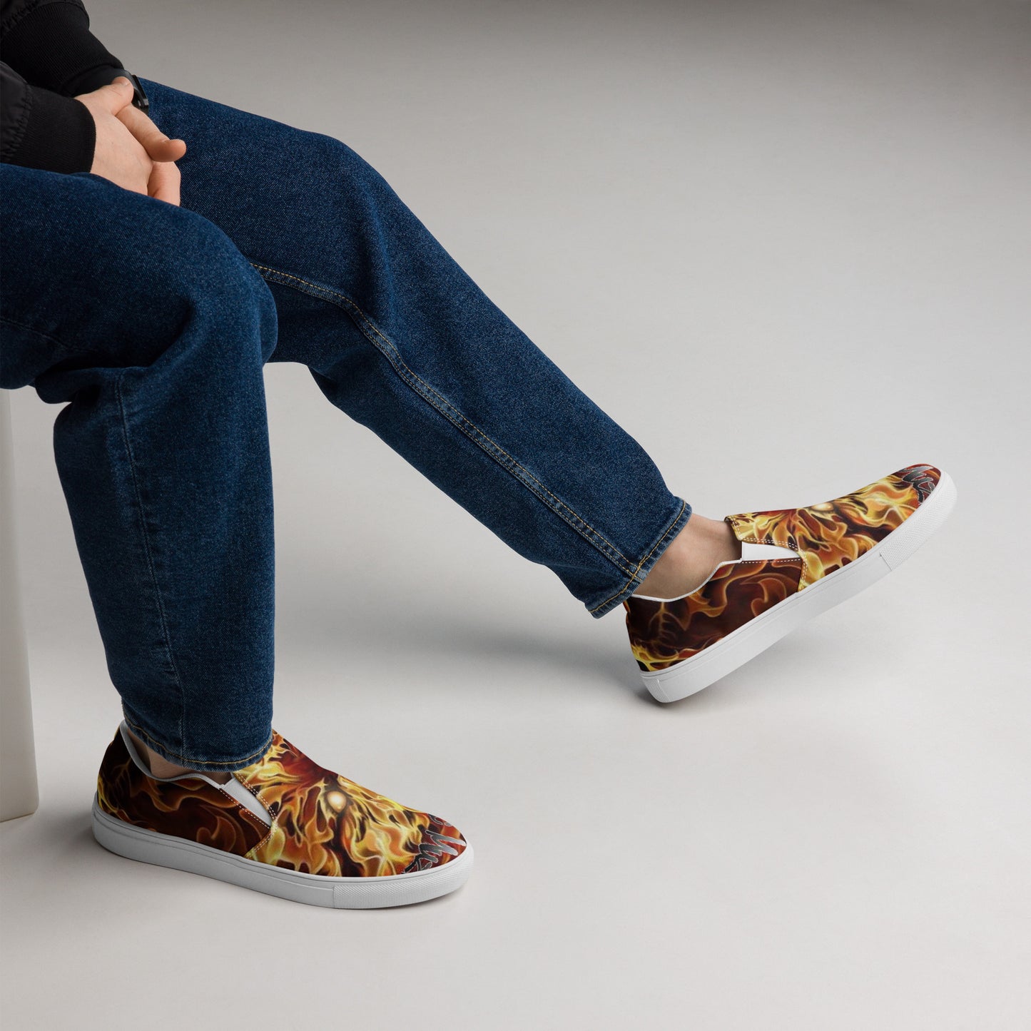 TRU MC MUZIK second generation Men’s slip-on canvas shoes