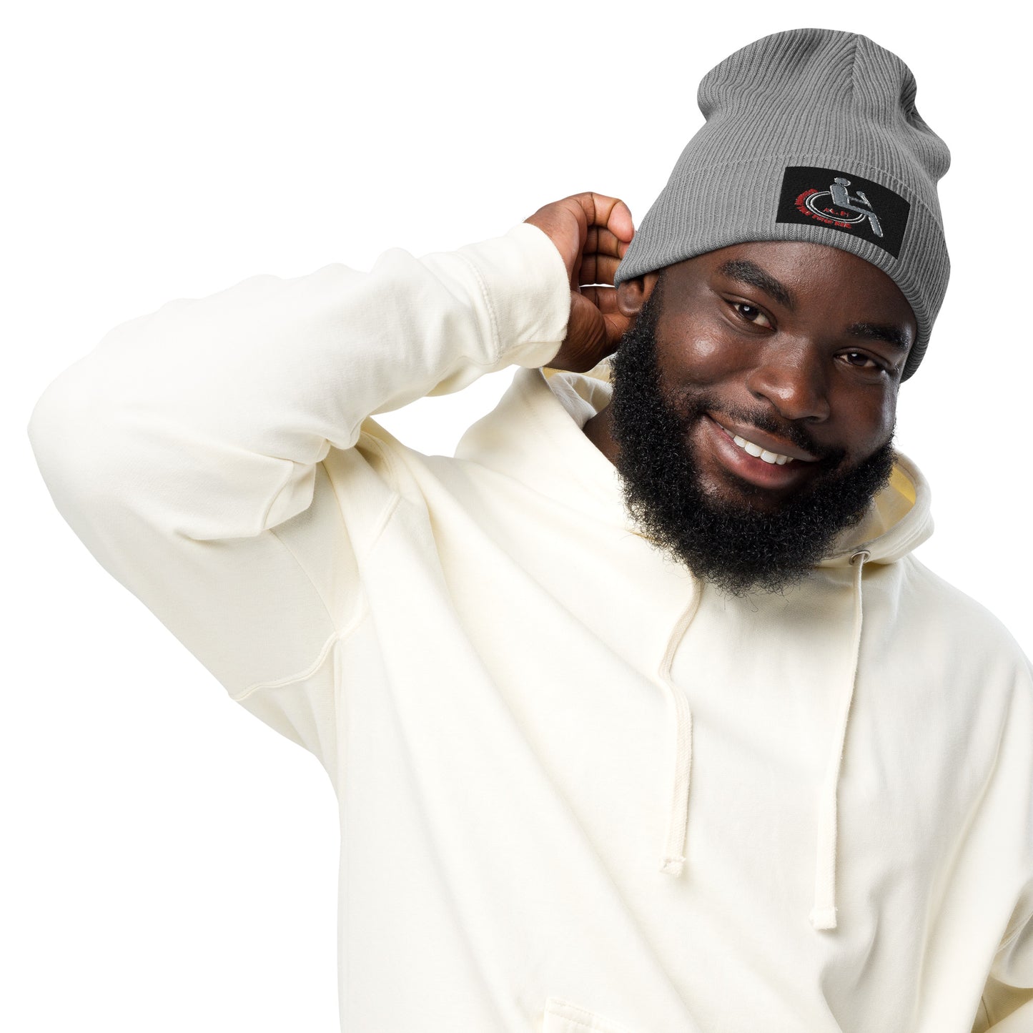 MANNY THE TRU MC Organic ribbed beanie