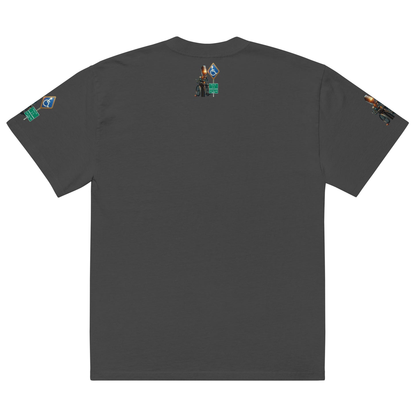 MANNY THE TRU MC Oversized faded t-shirt