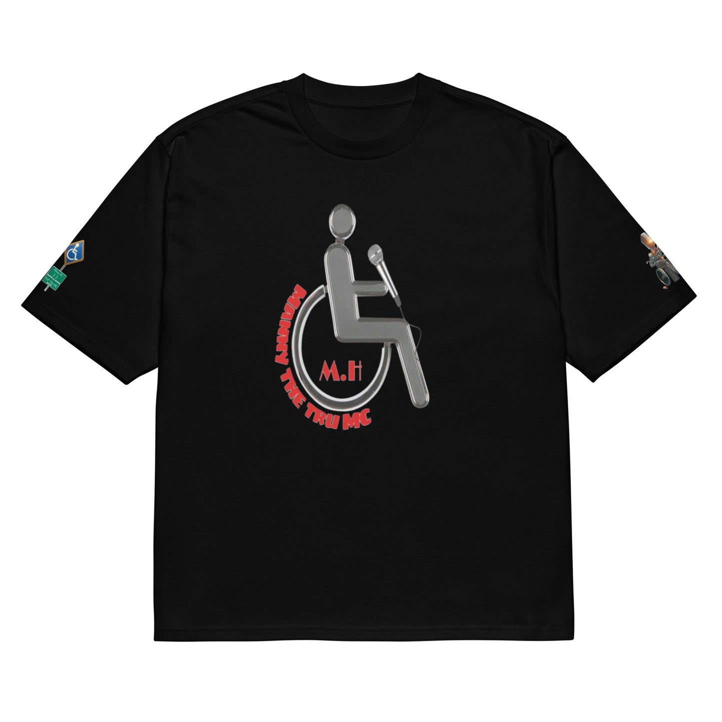 MANNY THE TRU MC Oversized heavyweight t-shirt
