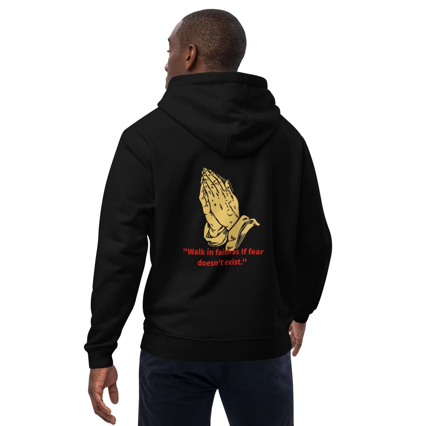 Faith over fear Premium eco hoodie
