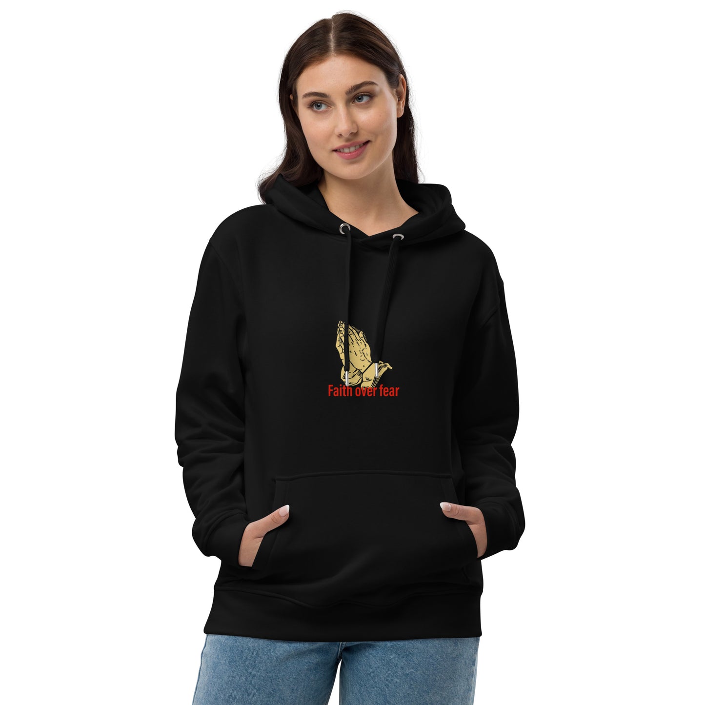 Faith over fear Premium eco hoodie