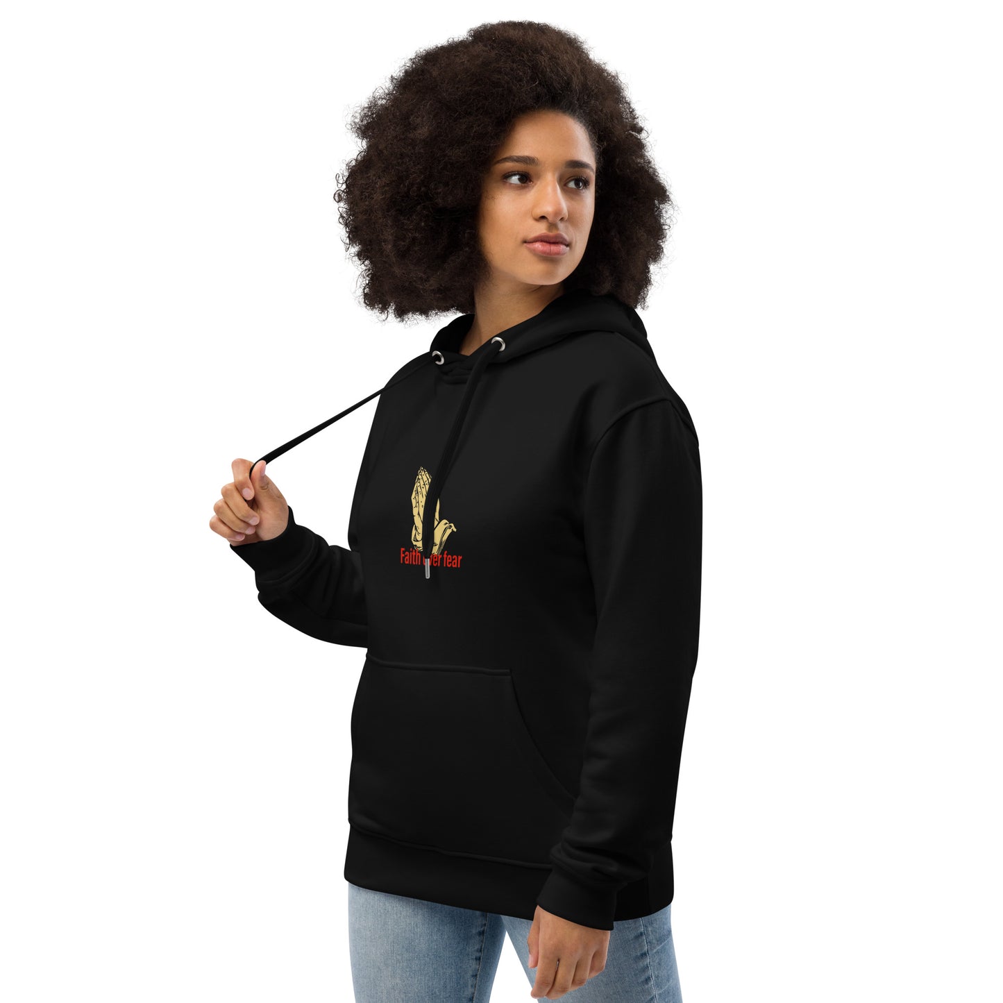 Faith over fear Premium eco hoodie