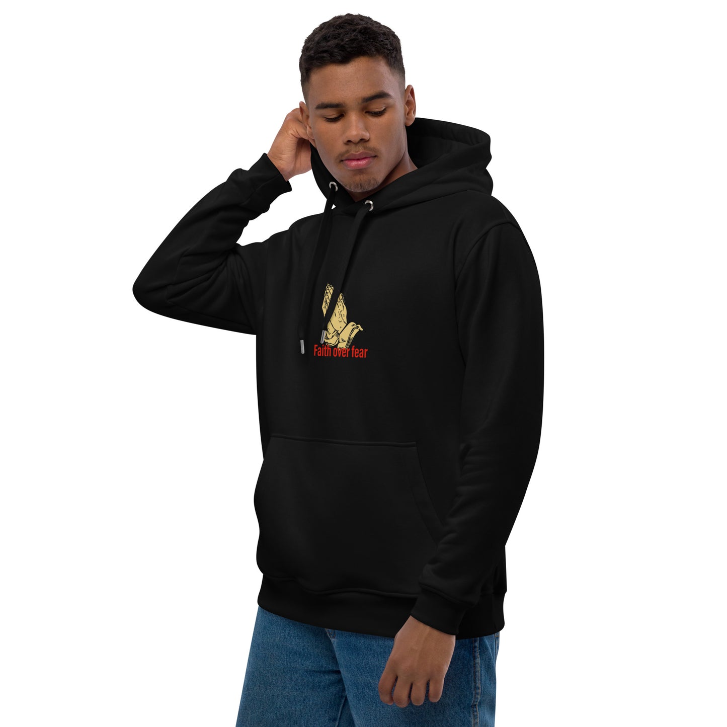 Faith over fear Premium eco hoodie
