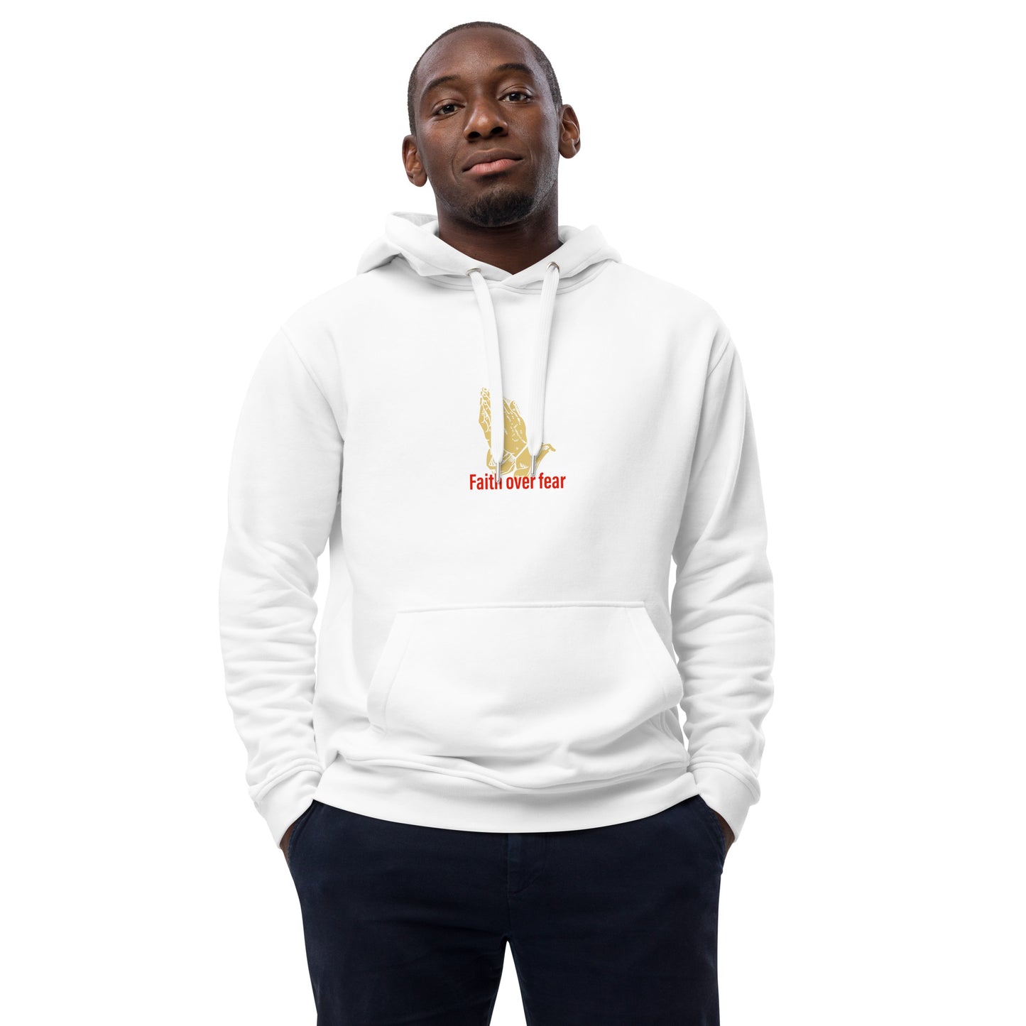 Faith over fear Premium eco hoodie